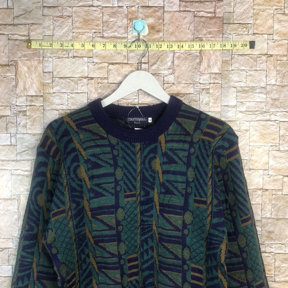 Vintage DL Courmayeur Navajo Japan Motive Knit Sweater #A26 Size M / US 6-8 / IT 42-44 - 2 Thumbnail