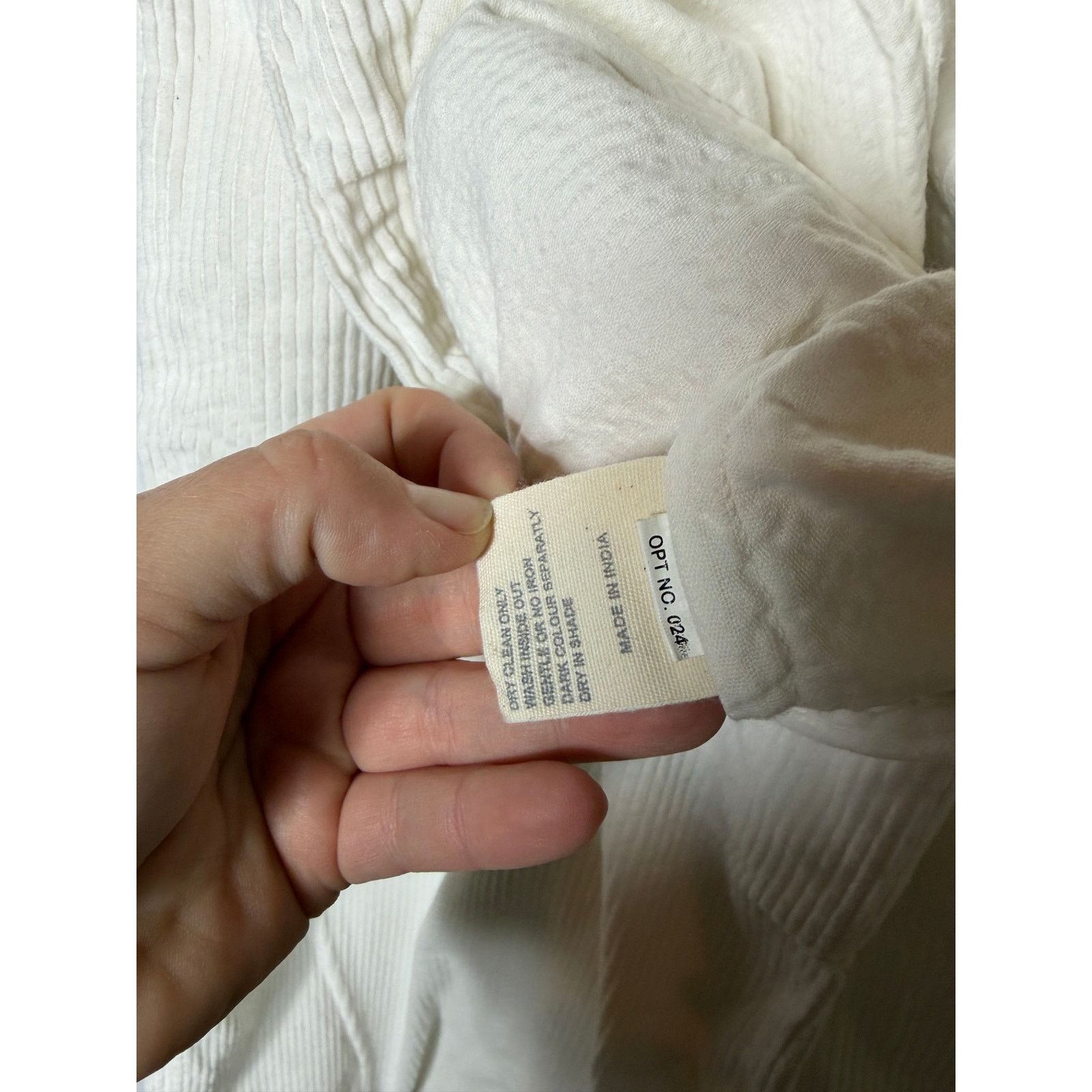 Other Egg Trading London white corduroy cropped pants One Size Size 30" / US 8 / IT 44 - 8 Thumbnail
