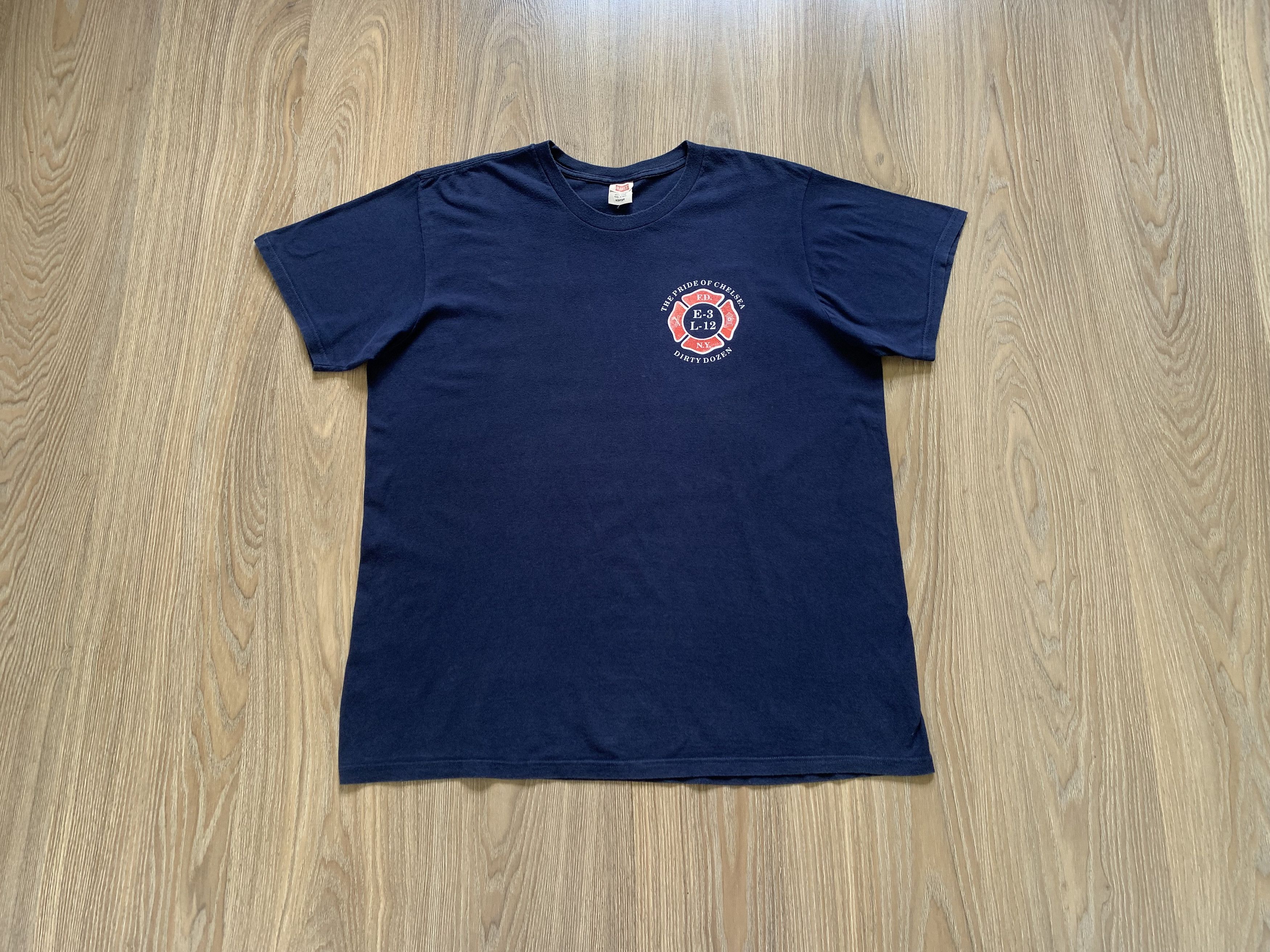 Hanes FDNY E-3 L-12 Vintage Hanes T-Shirt Size US XL / EU 56 / 4 - 1 Thumbnail