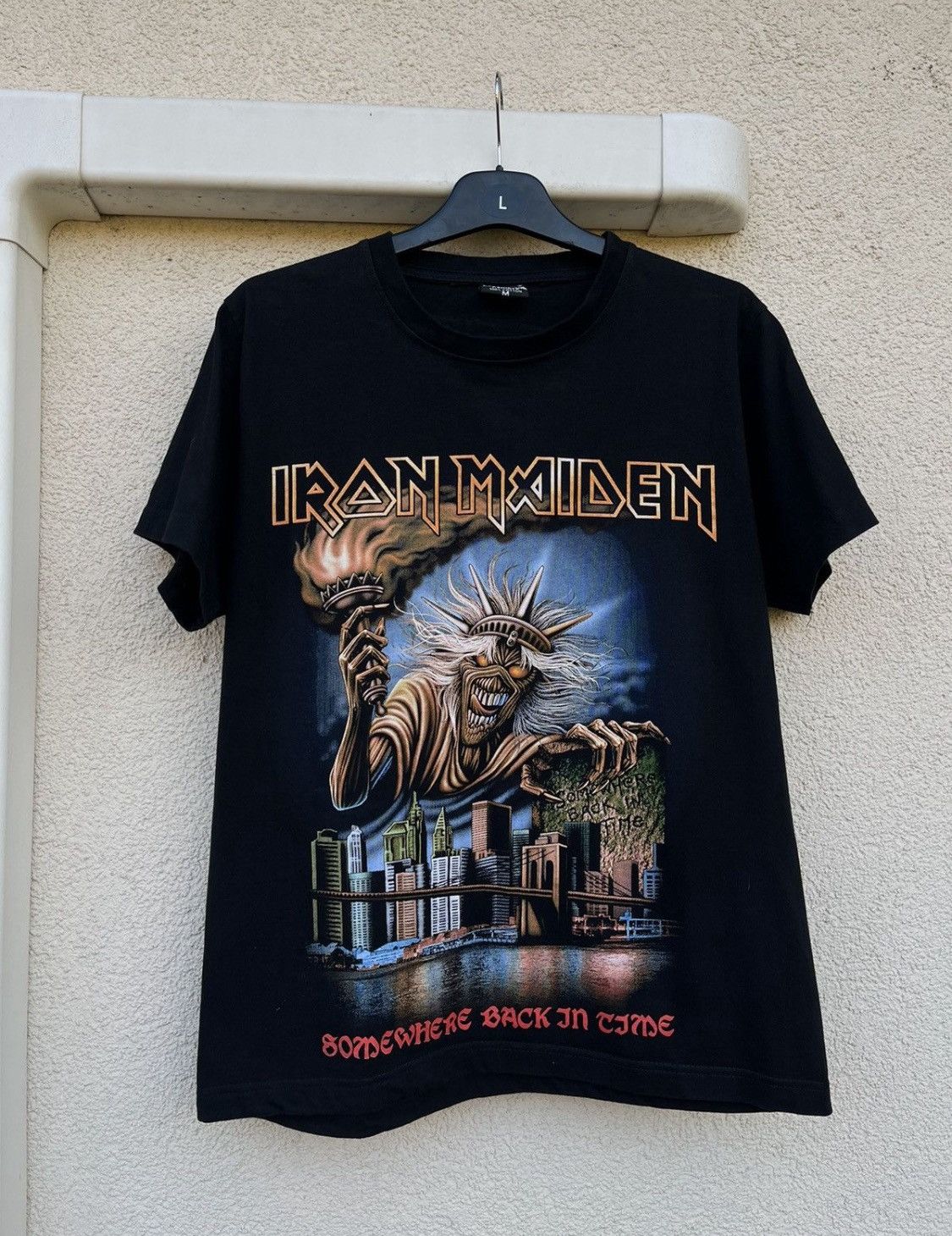 Iron Maiden vintage Band Tee opium metal rock rare y2k