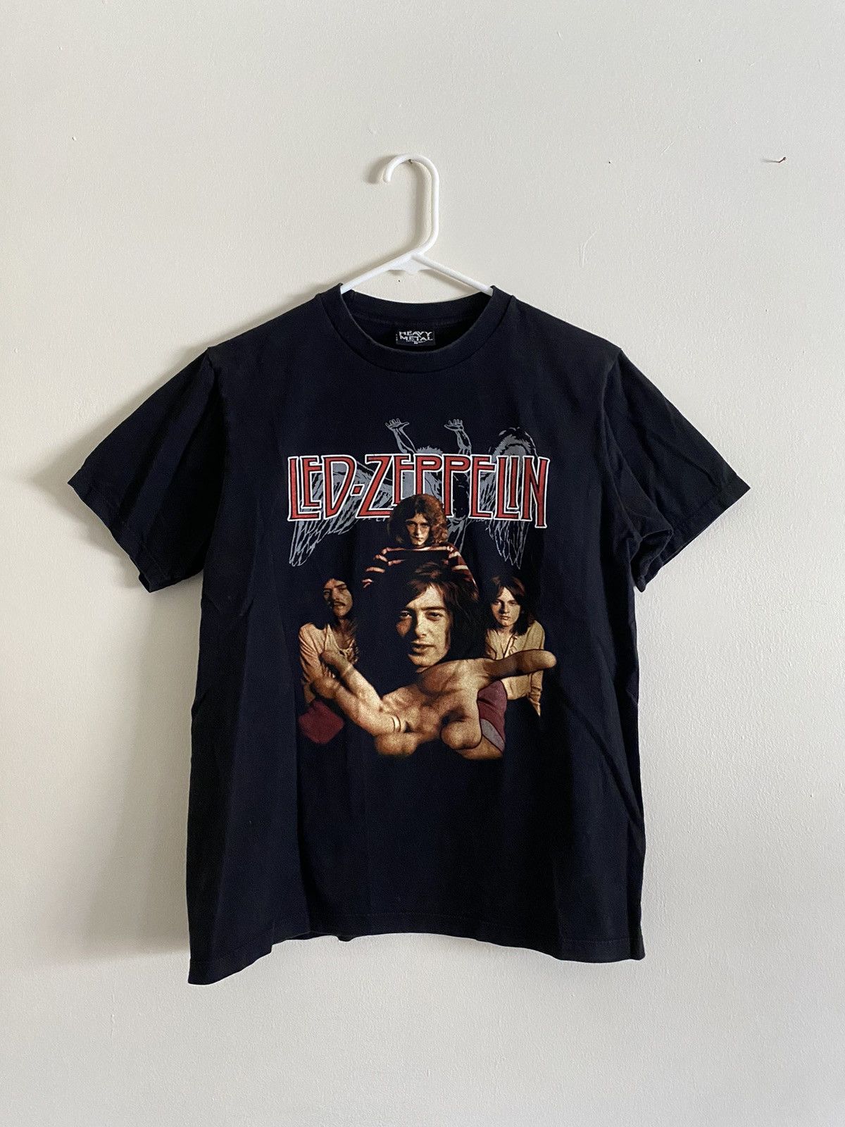 Band Tees Vintage Led Zeppelin Tee T Shirt Heavy Metal Y2K Size US M / EU 48-50 / 2 - 1 Thumbnail