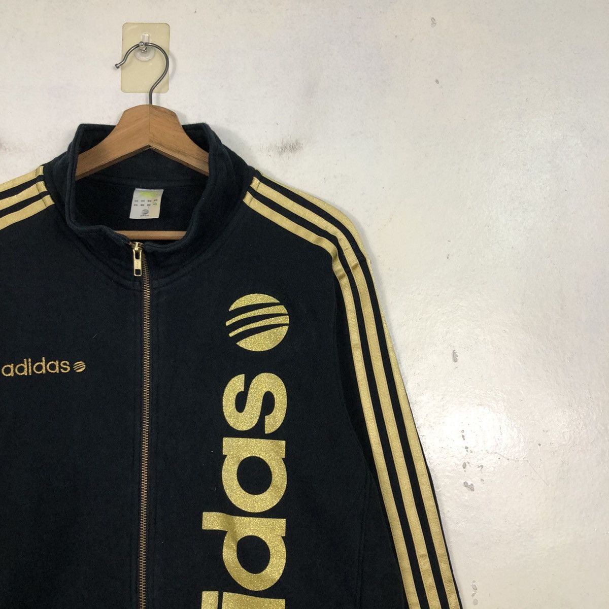 Adidas 📌Adidas Striped Design Zipper Jacket Size US L / EU 52-54 / 3 - 8 Thumbnail