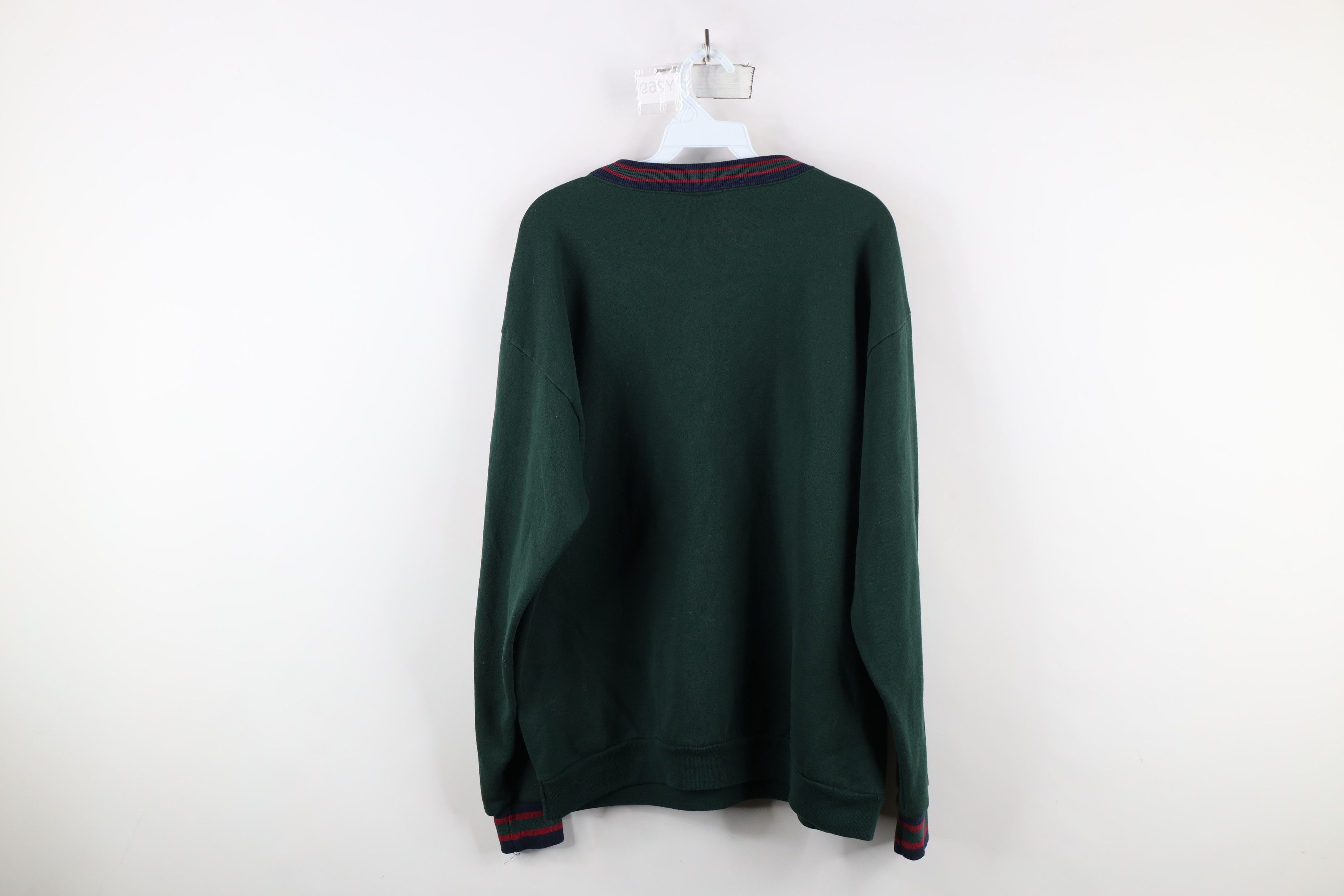 Disney Vintage 90s Disney Argyle Diamond Mickey Mouse Sweatshirt Size US L / EU 52-54 / 3 - 11 Thumbnail