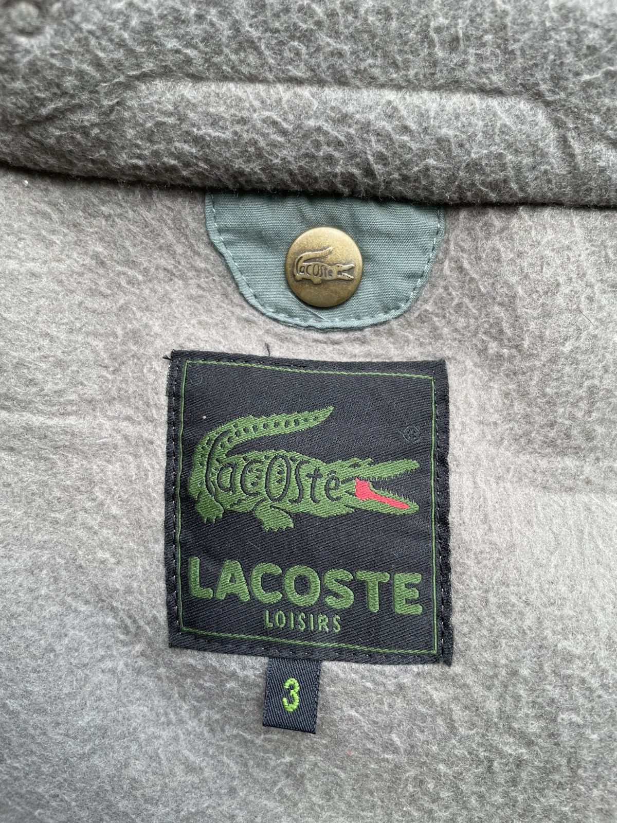 Lacoste 🔥Accept Binding Offer🔥 Lacoste Zip - Up Fleece Jacket Size US XL / EU 56 / 4 - 7 Thumbnail