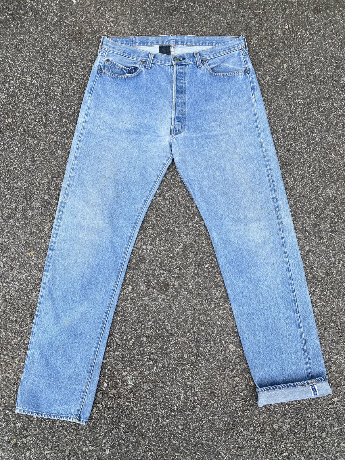 image of Levis x Levis Vintage Clothing Size 36X34 Vintage Levi's 80's Redline Made In Usa in Blue, Men's