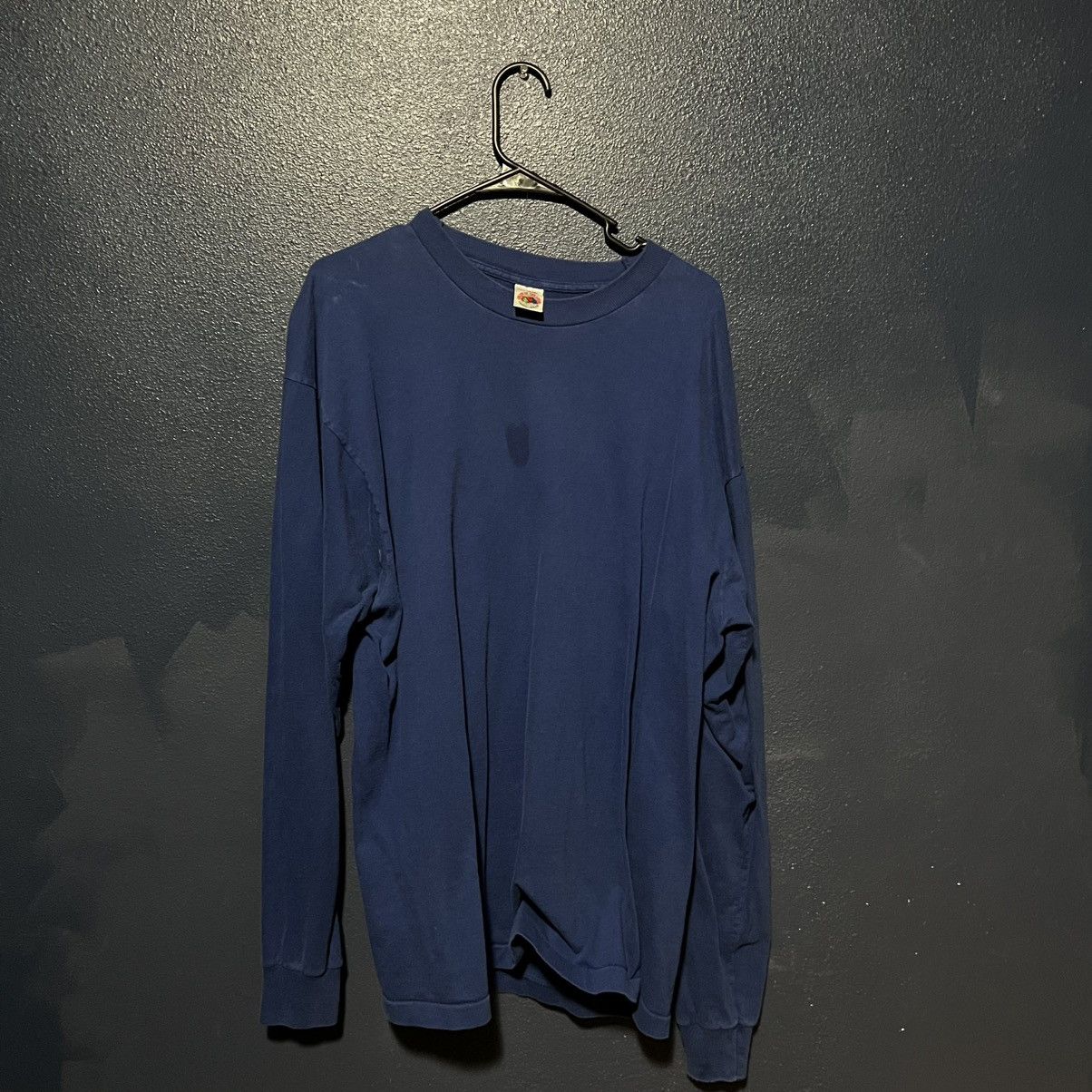 Fruit Of The Loom × Vintage Vintage Blue long sleeve Size US XL / EU 56 / 4 - 1 Thumbnail