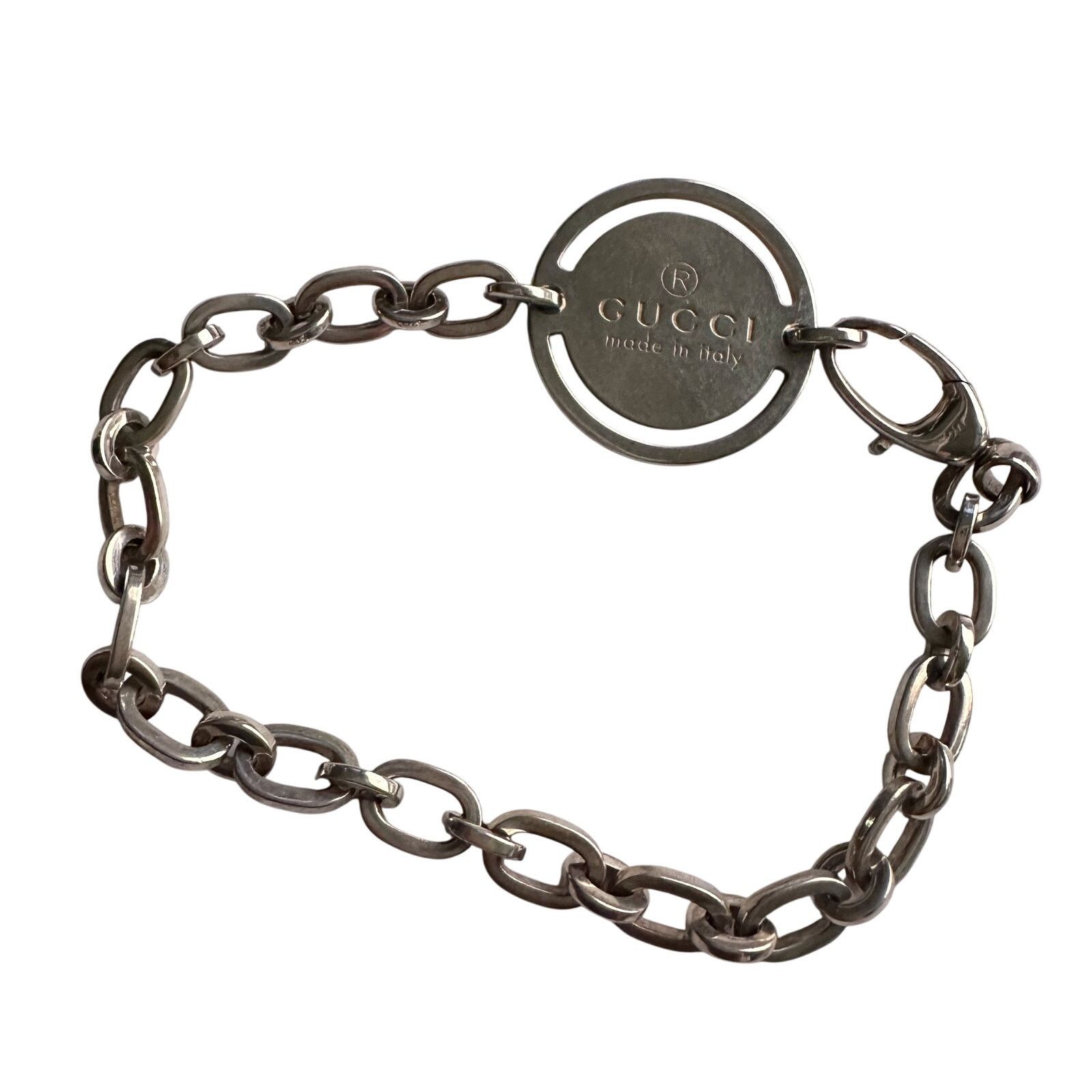 Gucci Gucci Circle Disc Plate Bracelet in Box with Dust Bag Size ONE SIZE - 3 Thumbnail