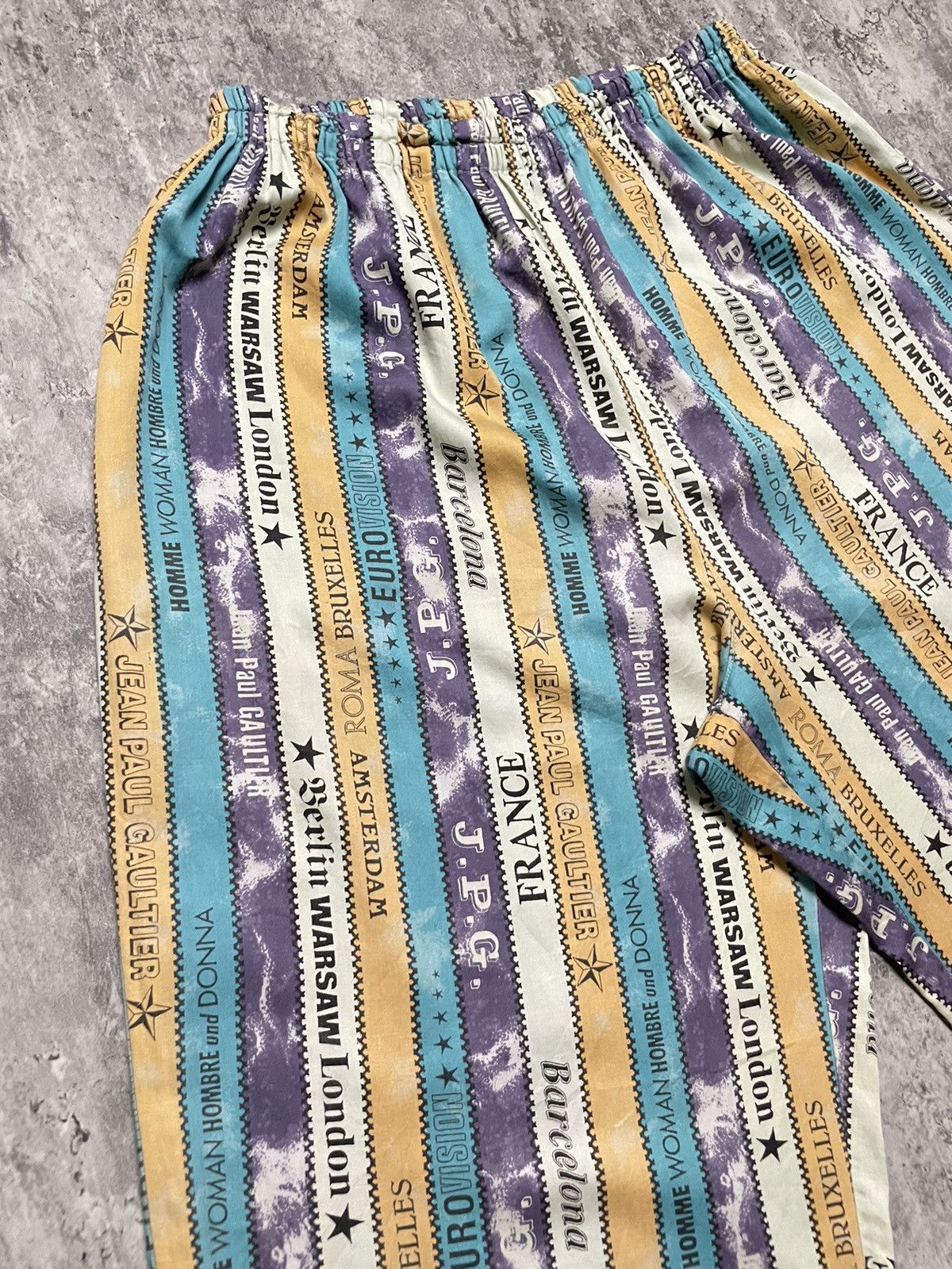 Jean Paul Gaultier Vintage Jean Paul Gaultier “EURO VISION” Printed Size US 33 - 5 Thumbnail