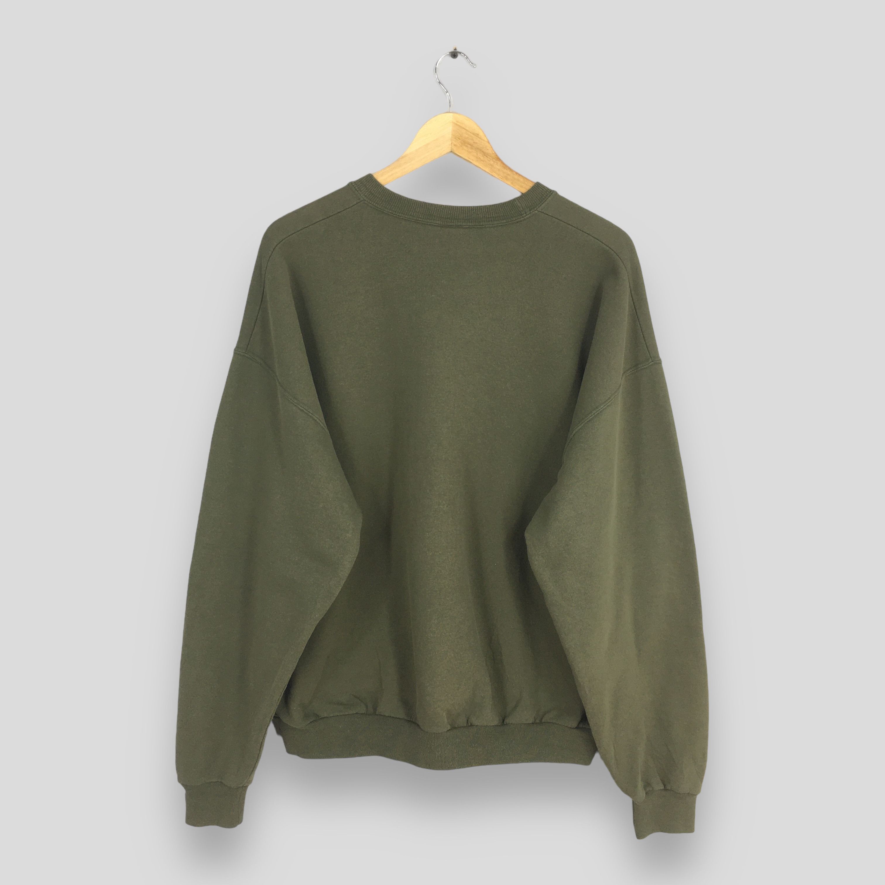 Country Road Vintage 90s Pumpkin Farm Green Sweatshirt XLarge Size US XL / EU 56 / 4 - 6 Thumbnail
