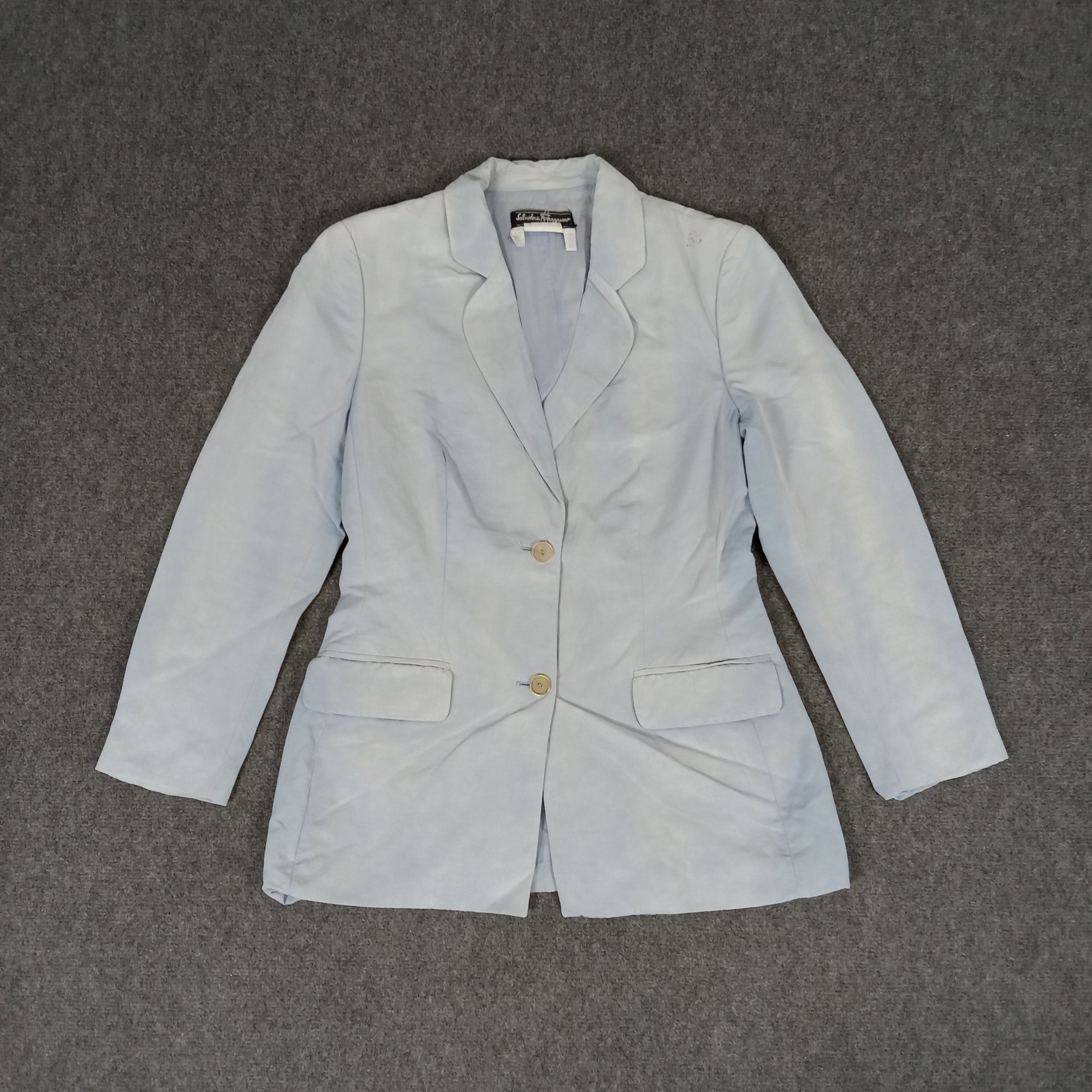 Salvatore Ferragamo × Vintage Salvatore Ferragamo Italian Brand Designer Blazer Size XS / US 0-2 / IT 36-38 - 1 Thumbnail
