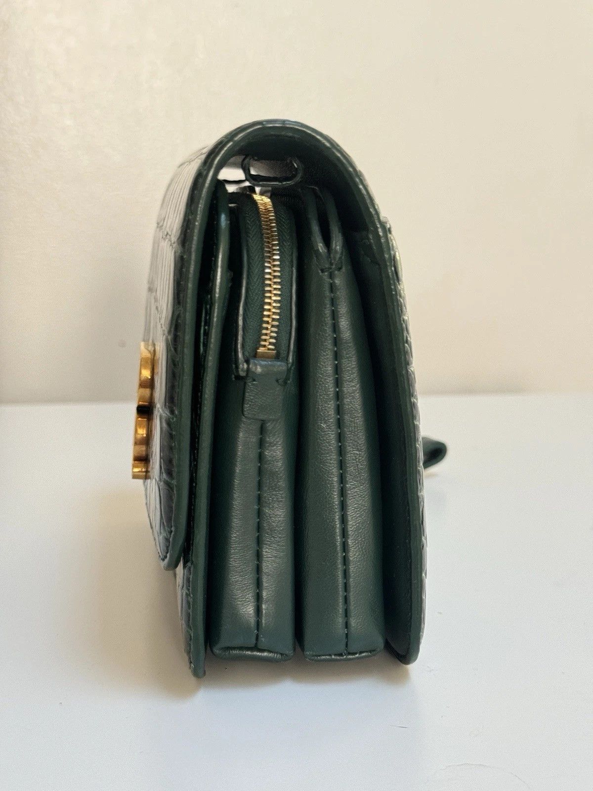 Balenciaga Balenciaga Croc-Embossed B. Shoulder Bag Size ONE SIZE - 6 Thumbnail