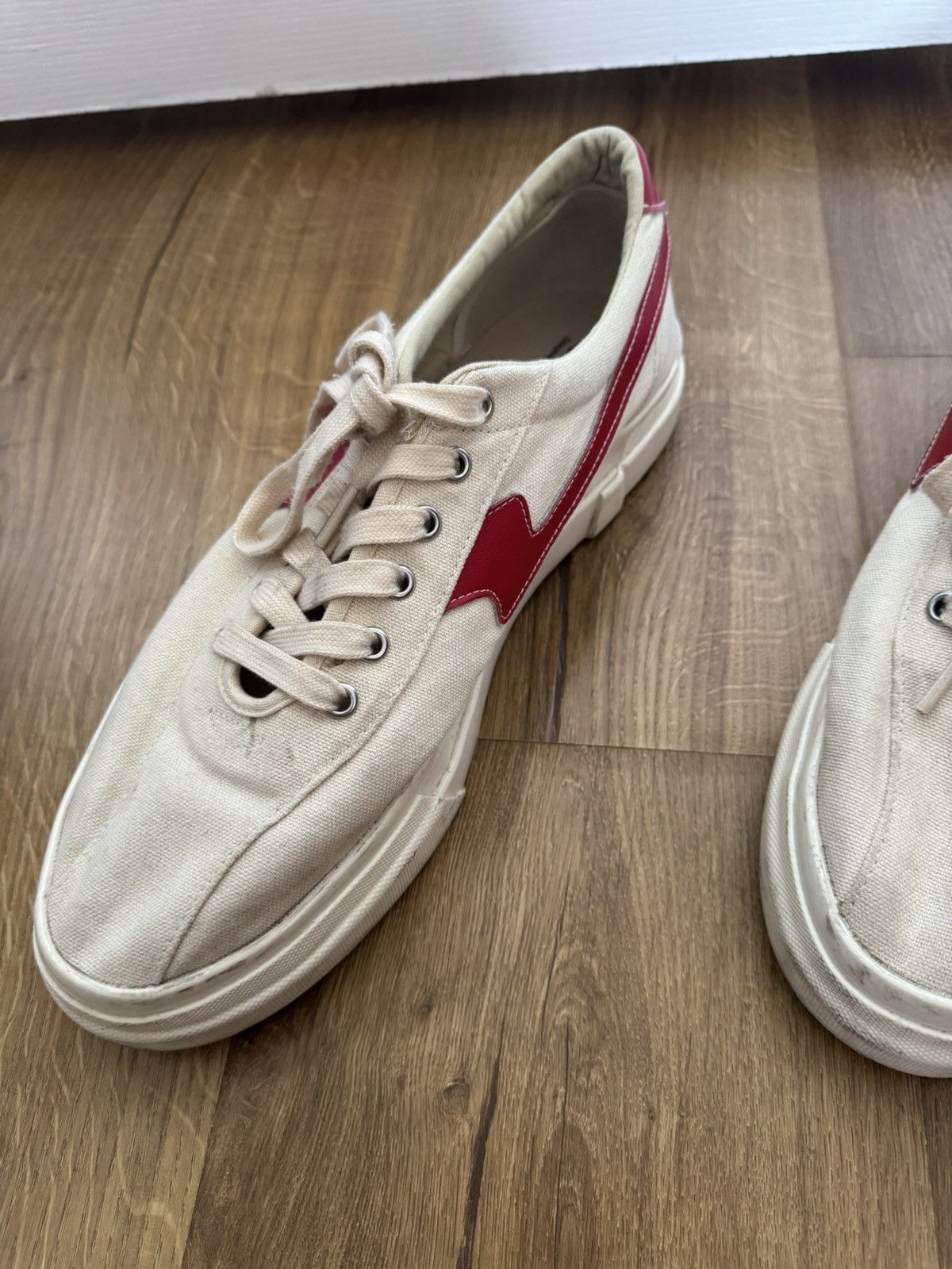Stepney Workers Club STEPNEY WORKERS CLUB DELLOW S-STRIKE CUP CANVAS SNEAKER Size US 11.5 / EU 44-45 - 6 Thumbnail