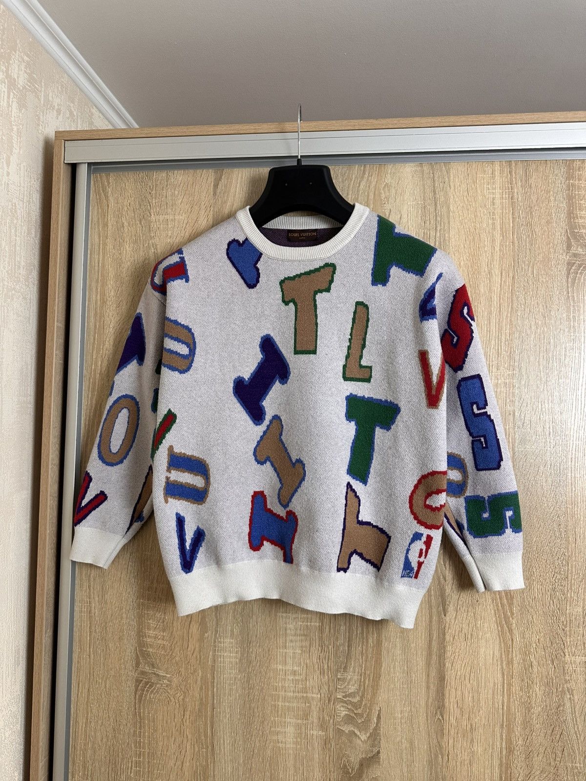 Vintage 🔥 Vintage Louis Vuitton Styled Sweater Pullover Knit Logo Size US S / EU 44-46 / 1 - 1 Thumbnail
