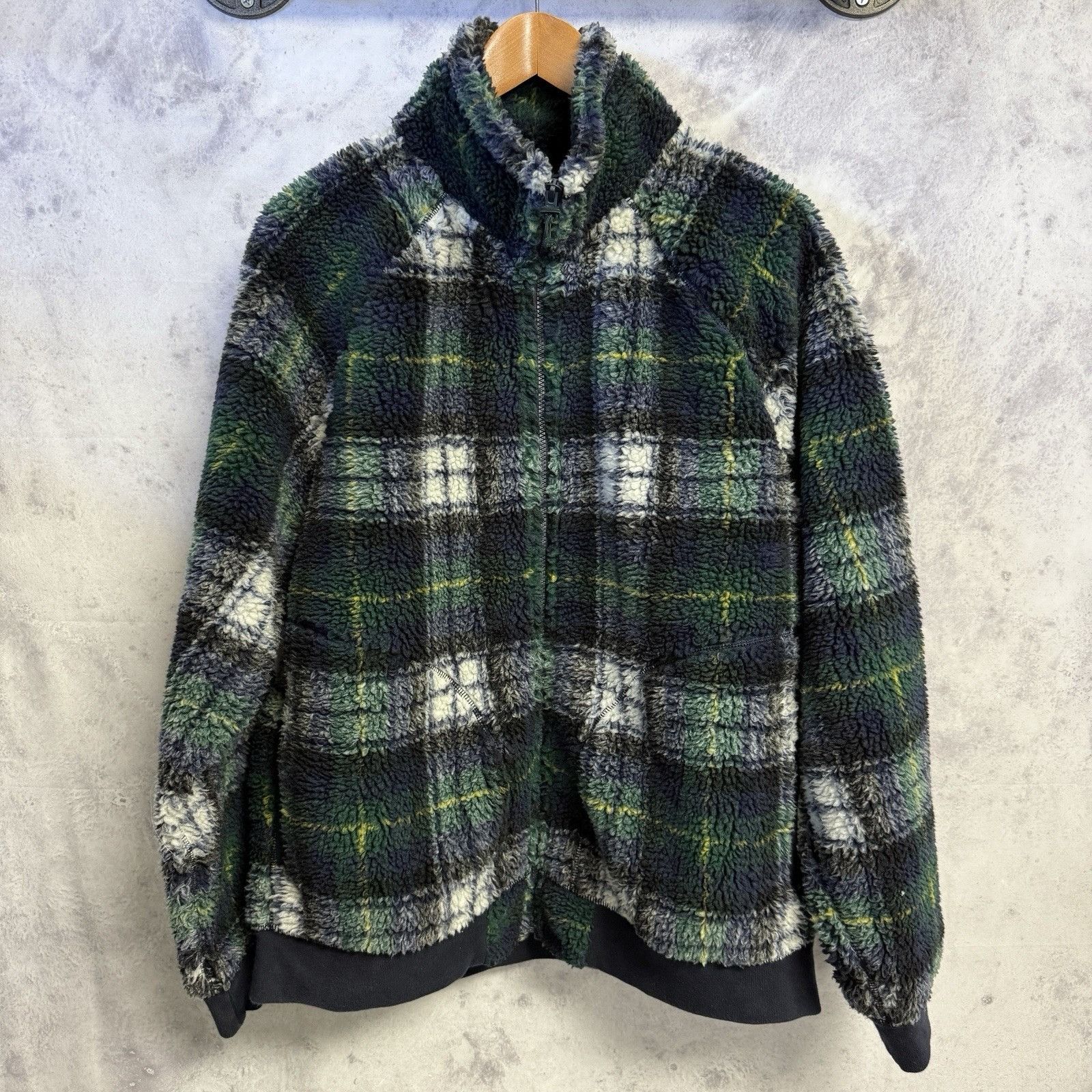 J.Crew J Crew Fleece Jacket Nordic Sherpa Zip Up Sweater Size US XL / EU 56 / 4 - 1 Thumbnail