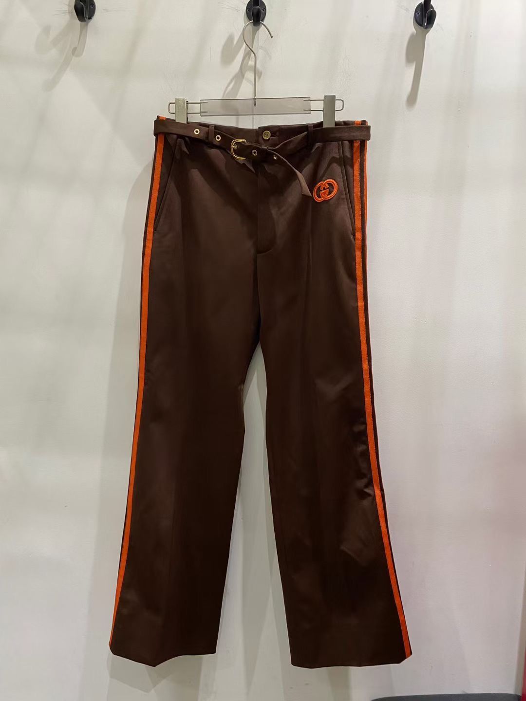 Adidas × Gucci dark brown jersey pants size46 Size US 30 / EU 46 - 2 Thumbnail