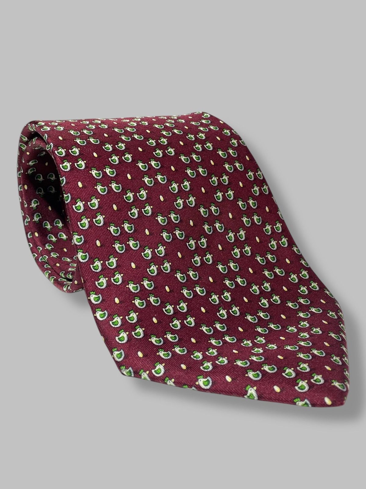 Salvatore Ferragamo Salvatore Ferragamo Vintage Silk Tie Monogram Size ONE SIZE - 5 Thumbnail