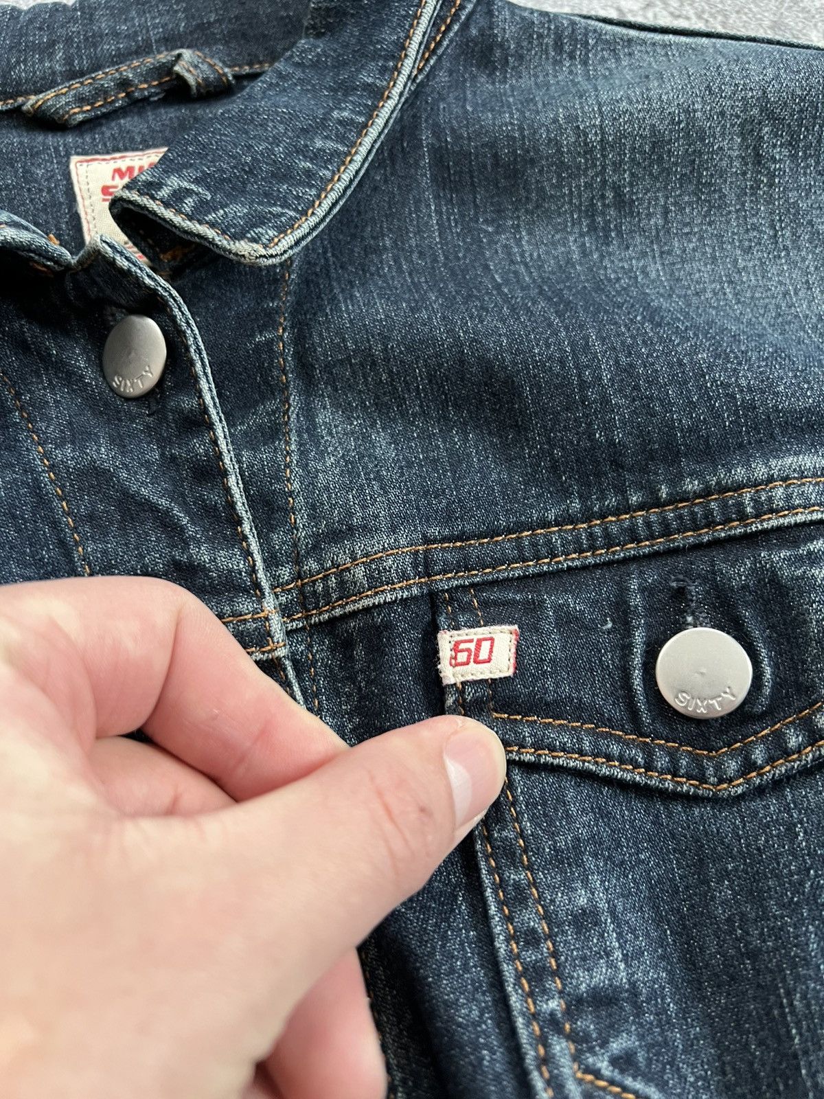Miss Sixty Miss Sixty 60 Denim Fitted Trucker Jacket Flap Pocket Size S Size S / US 4 / IT 40 - 7 Thumbnail