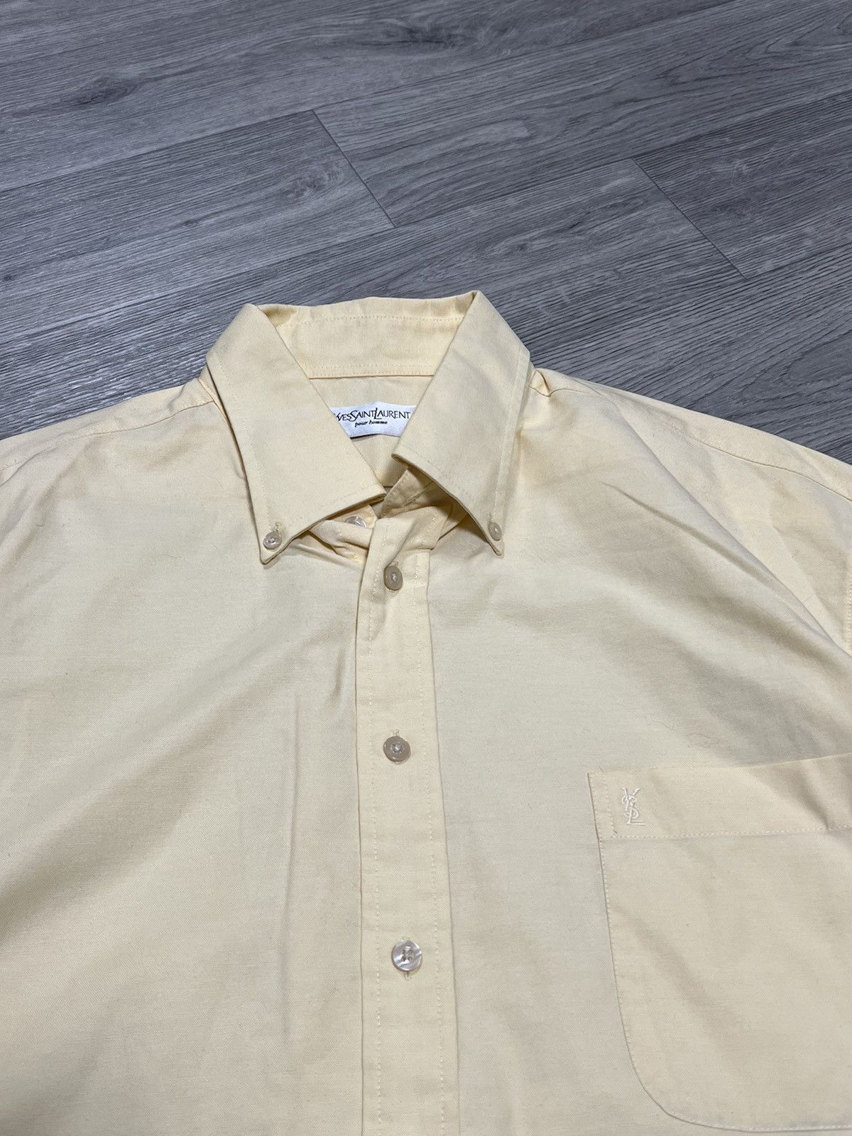 Yves Saint Laurent Yves Saint Laurent vintage cotton shirt Size US XL / EU 56 / 4 - 3 Thumbnail