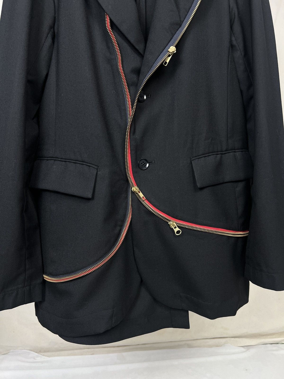 Ground Y Yohji YamamotoGround Y 18SS Zippers Jacket Size 48S - 2 Thumbnail
