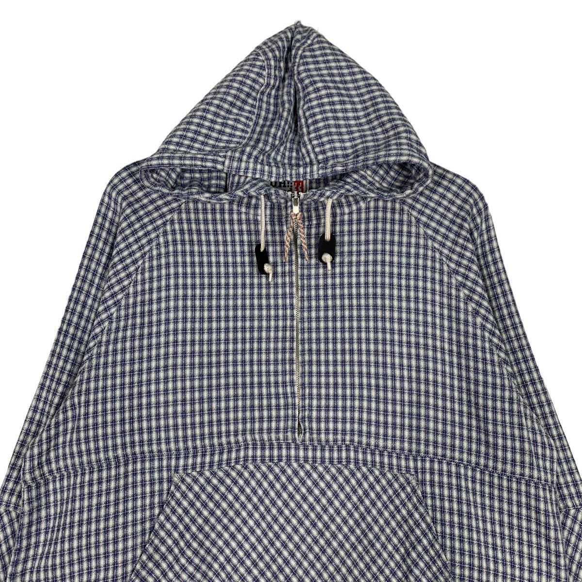 Japanese Brand UH!! LAND 33 Checked Anorak Hoodie Jacket #0829-C37 Size US L / EU 52-54 / 3 - 3 Thumbnail