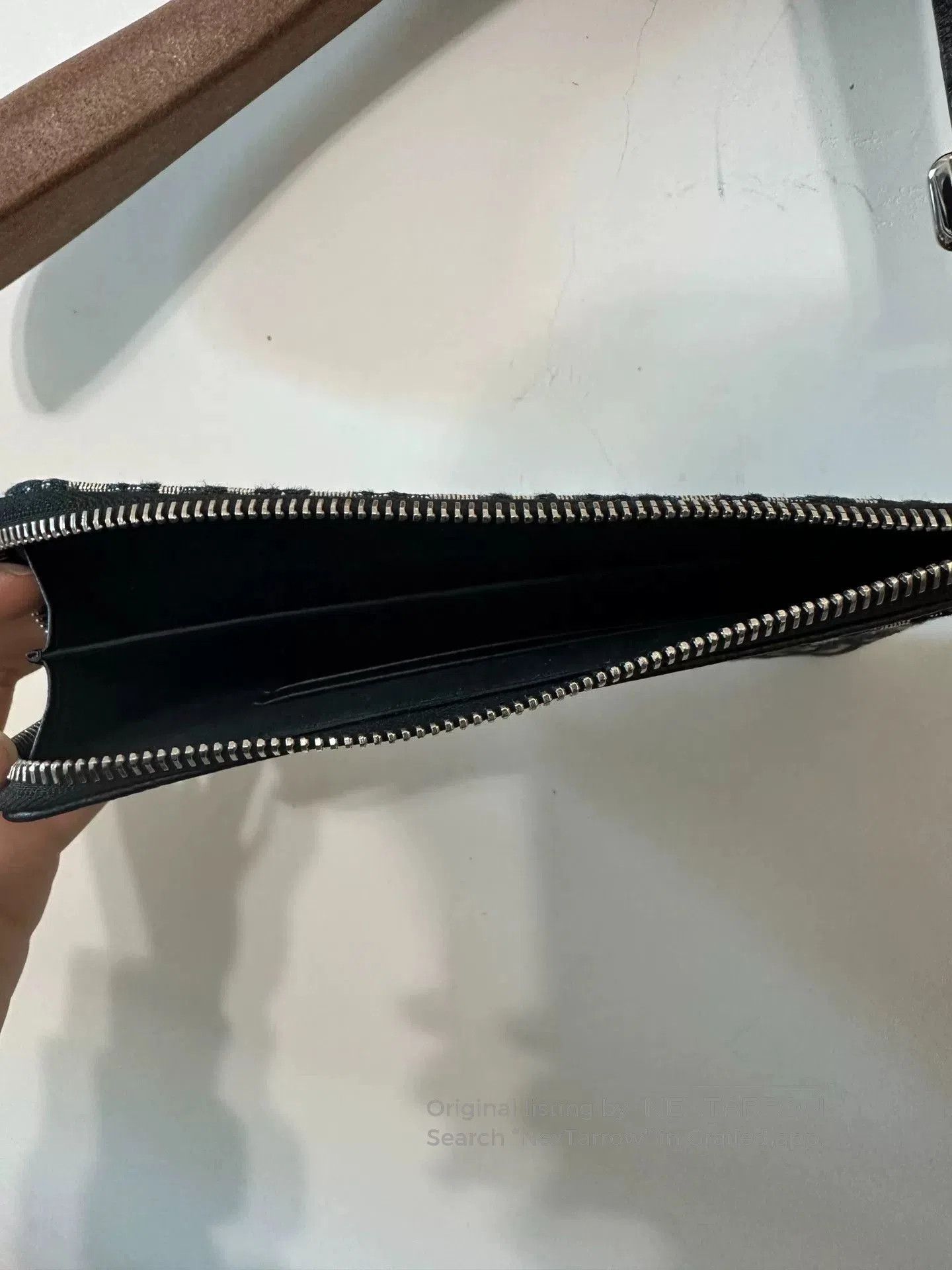 Dior Dior Oblique Canvas Zip Pouch Wallet. Size ONE SIZE - 4 Thumbnail