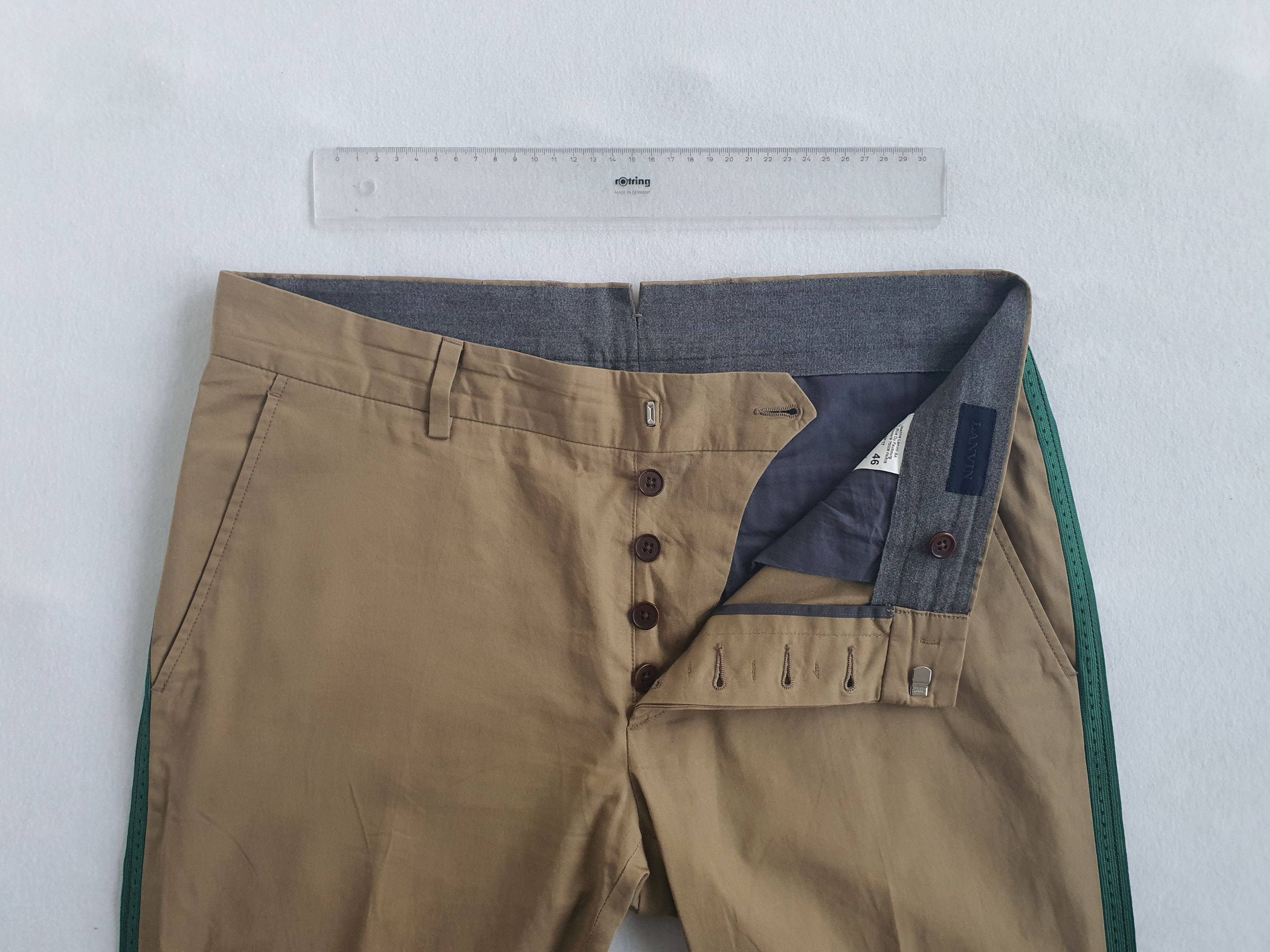 Lanvin Lightweight Tailored Trousers w Side Braid (SS 2017) Size US 30 / EU 46 - 5 Thumbnail