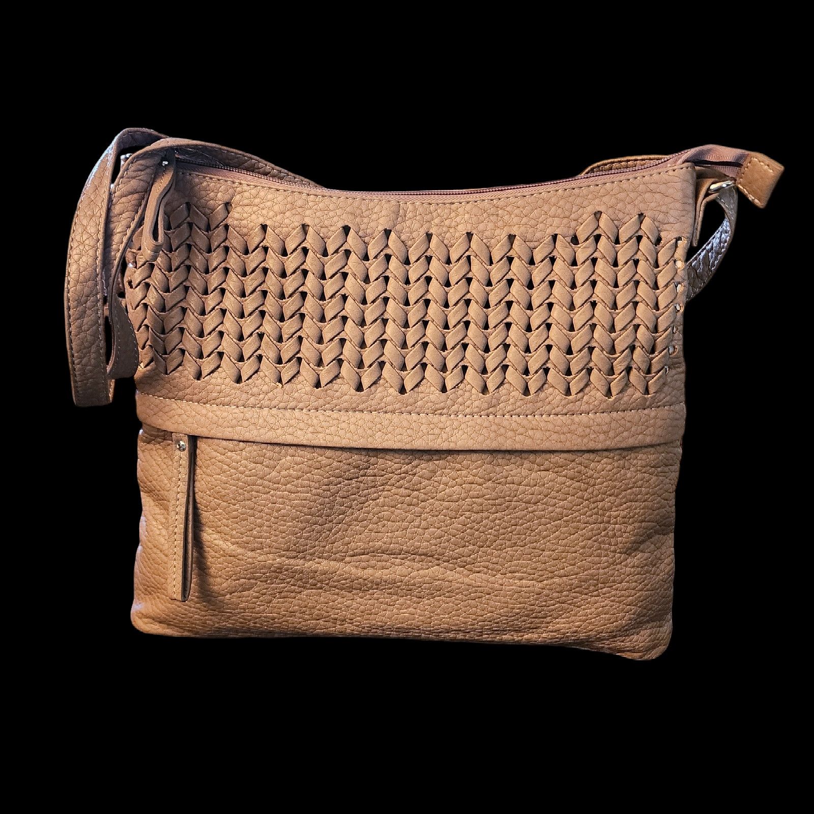 Marc Fisher Marc Fisher tan soft faux leather shoulder crossbody bag Size ONE SIZE - 1 Thumbnail