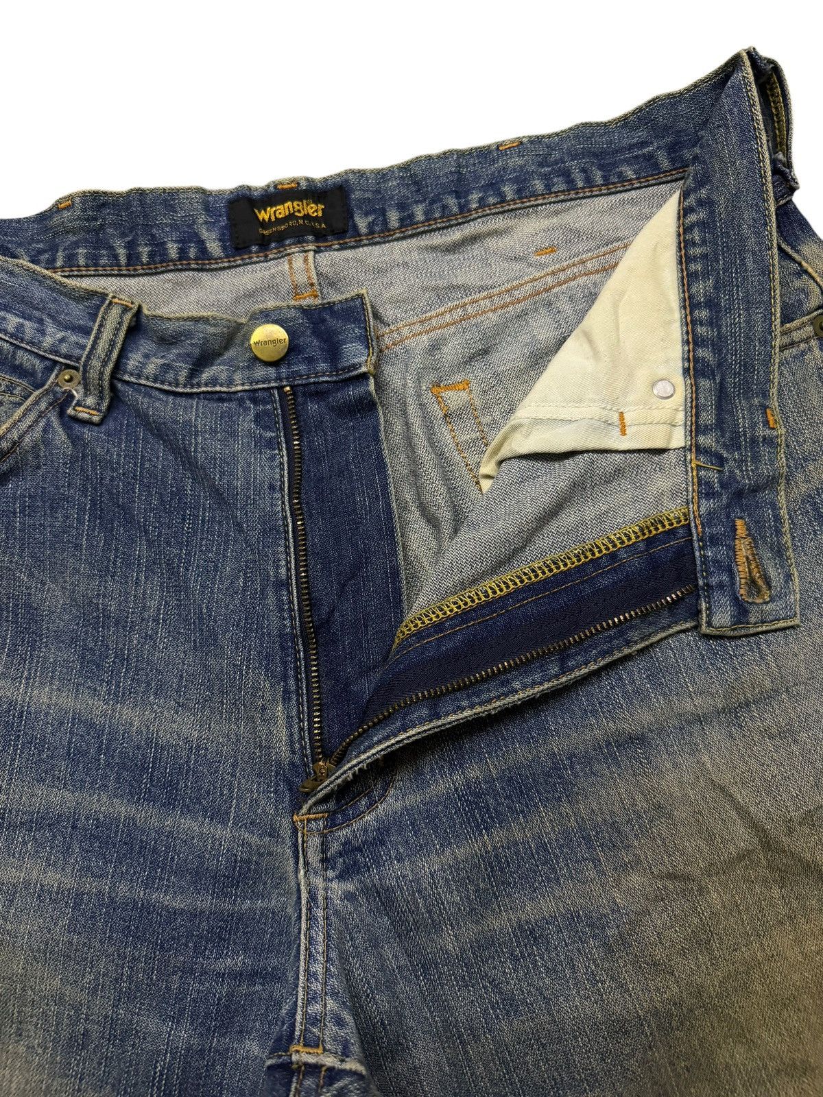 Wrangler Vintage Wrangler Japanese denim Jeans | Relaxed Straight W35 Size US 35 - 9 Thumbnail