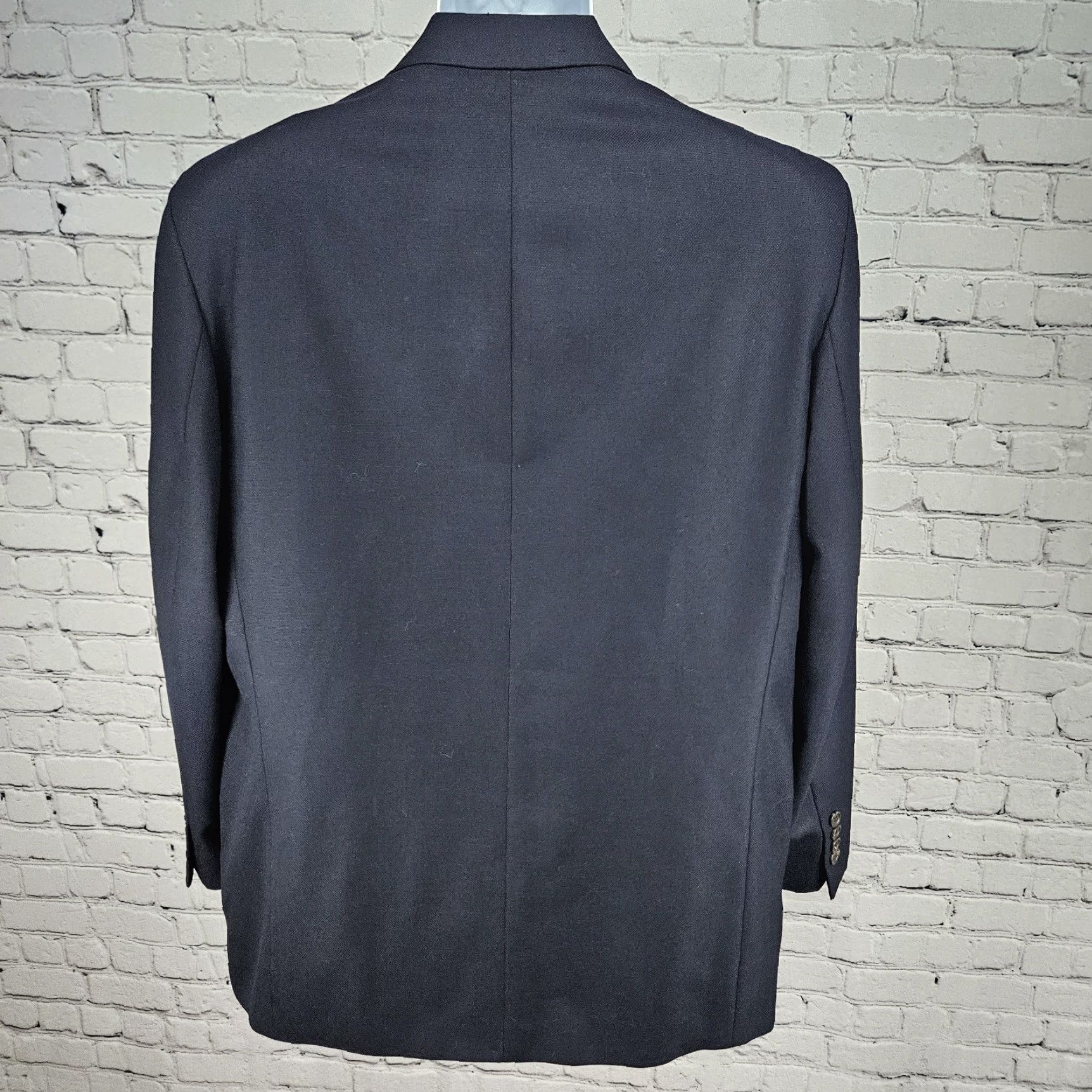 Ralph Lauren VTG Ralph Lauren Navy Wool 2 Button Notch Blazer Sport Coat 42R Men Size 42R - 2 Thumbnail