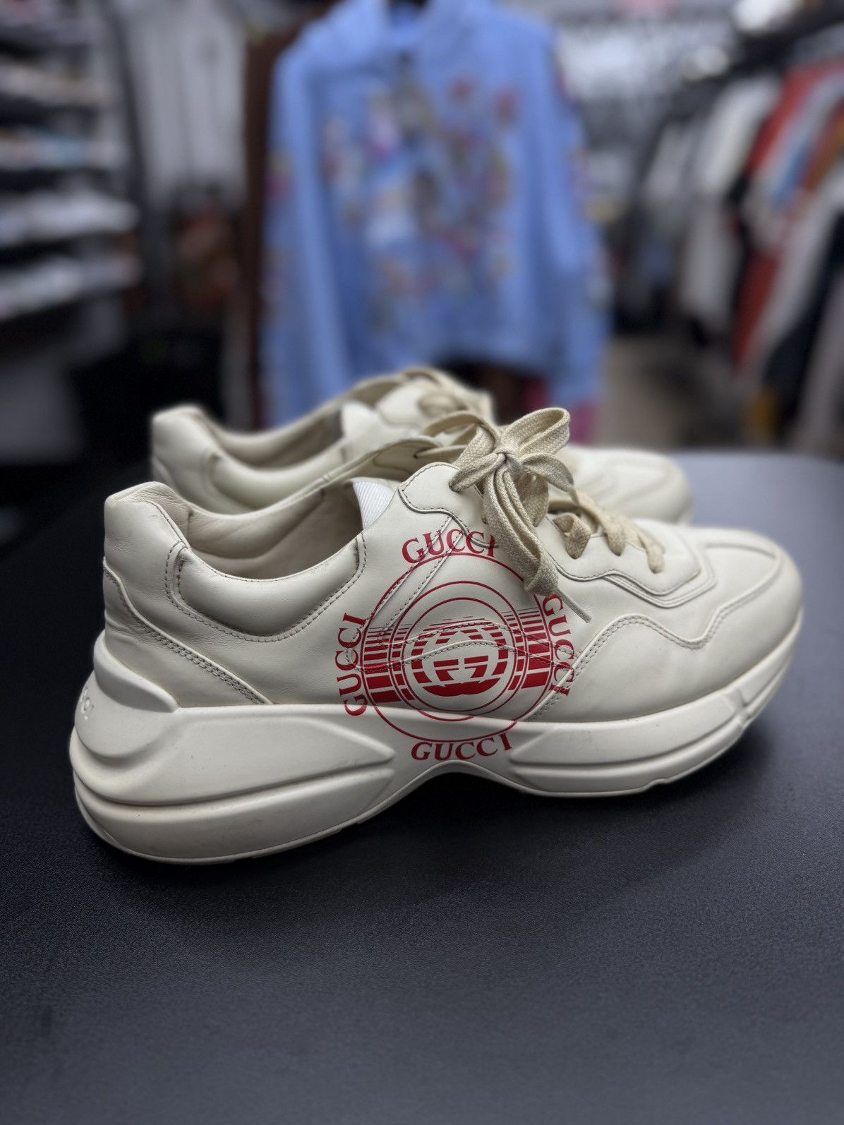 Gucci Gucci Rhyton Sneakers Size 11.5G/12US Size US 12 / EU 45 - 2 Thumbnail