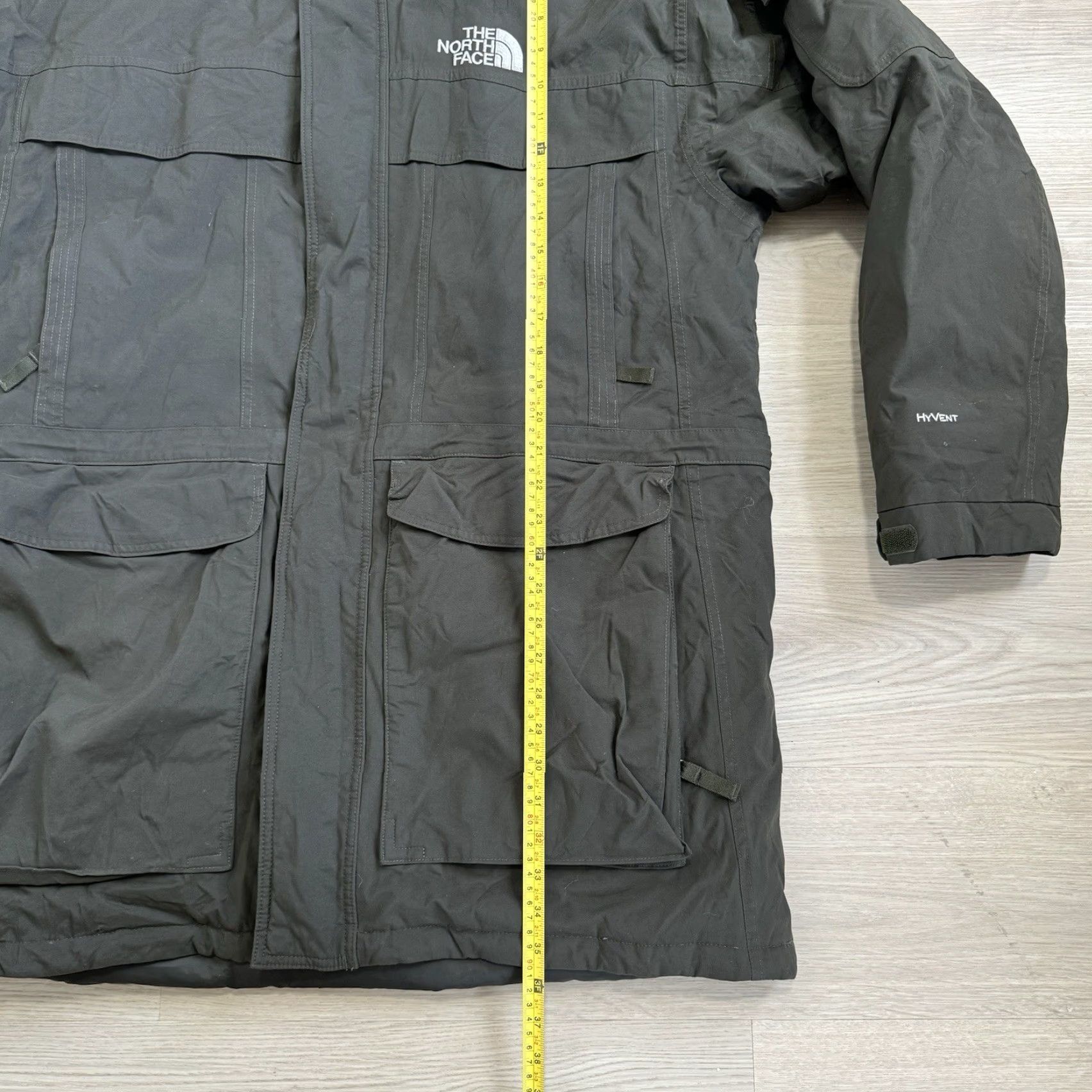The North Face VINTAGE The North Face McMurdo Parka Winter Jacket Dark Grey Fur Insulated HyVent / Hooded Padded Zipped Pockets XL Mens Size US XL / EU 56 / 4 - 8 Thumbnail