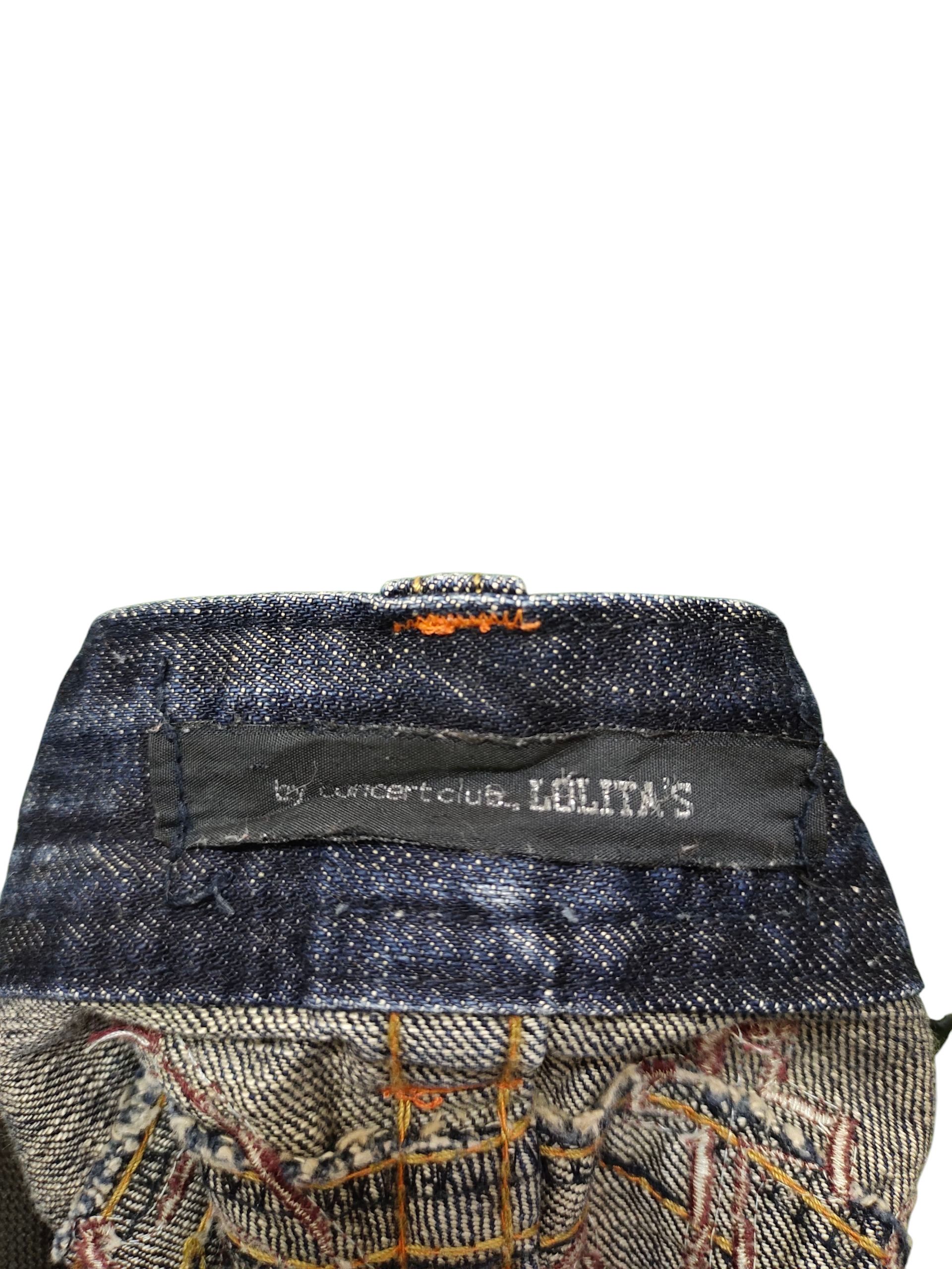 If Six Was Nine Flare Jeans Lolita Clawmark Distress Bootcut Low Rise Y2k Size US 26 / EU 42 - 12 Thumbnail