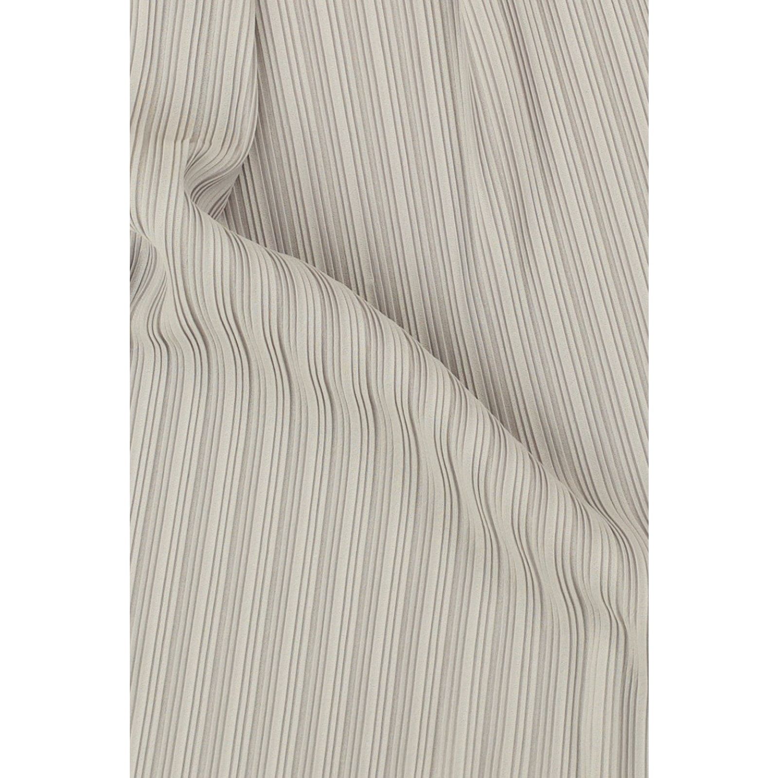 Issey Miyake Pleats Please Grey Mock Neck Short Sleeve Top Size L / US 10 / IT 46 - 3 Thumbnail