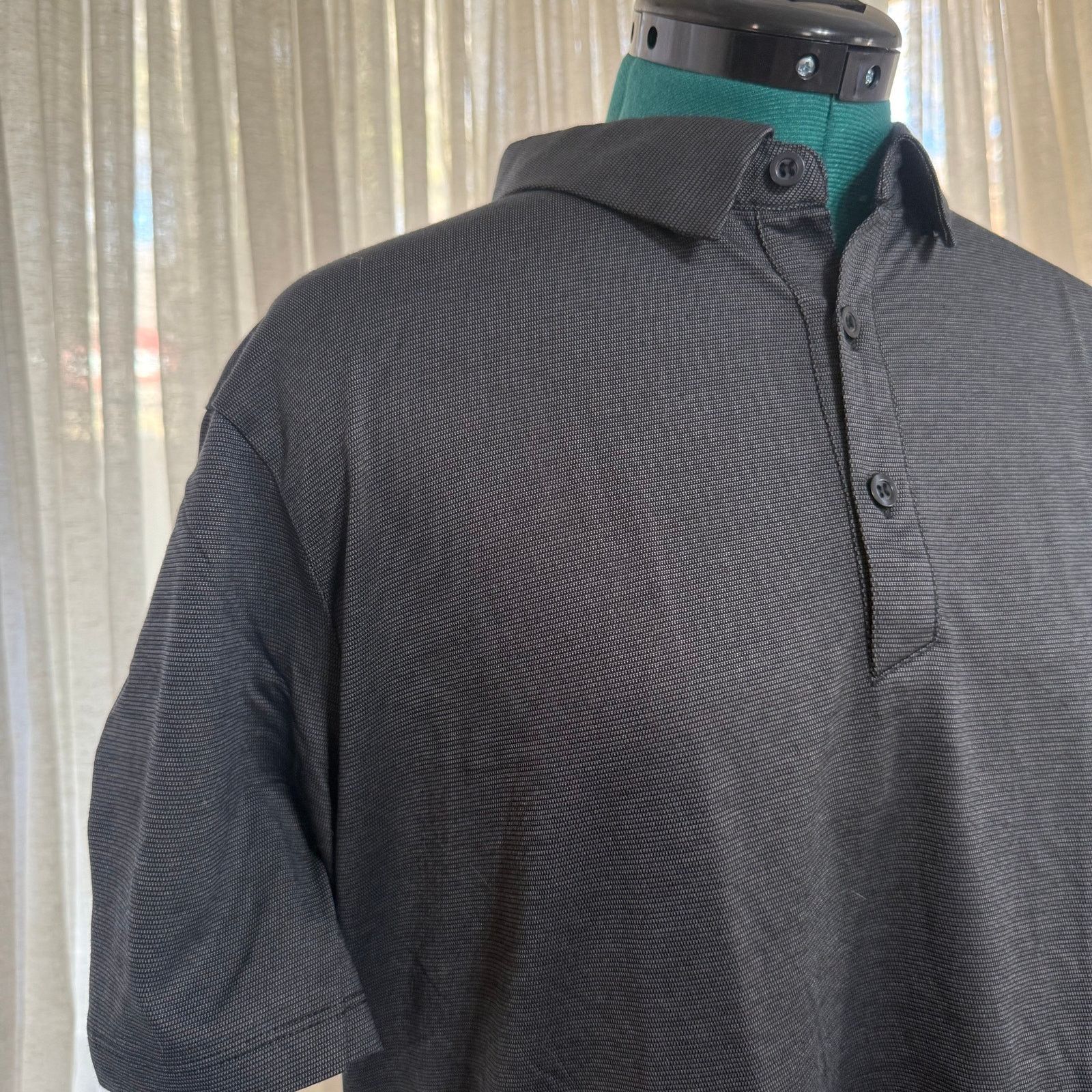 Other Modern Ambition Charcoal Short Sleeve Polo | Sz L Size US L / EU 52-54 / 3 - 3 Thumbnail