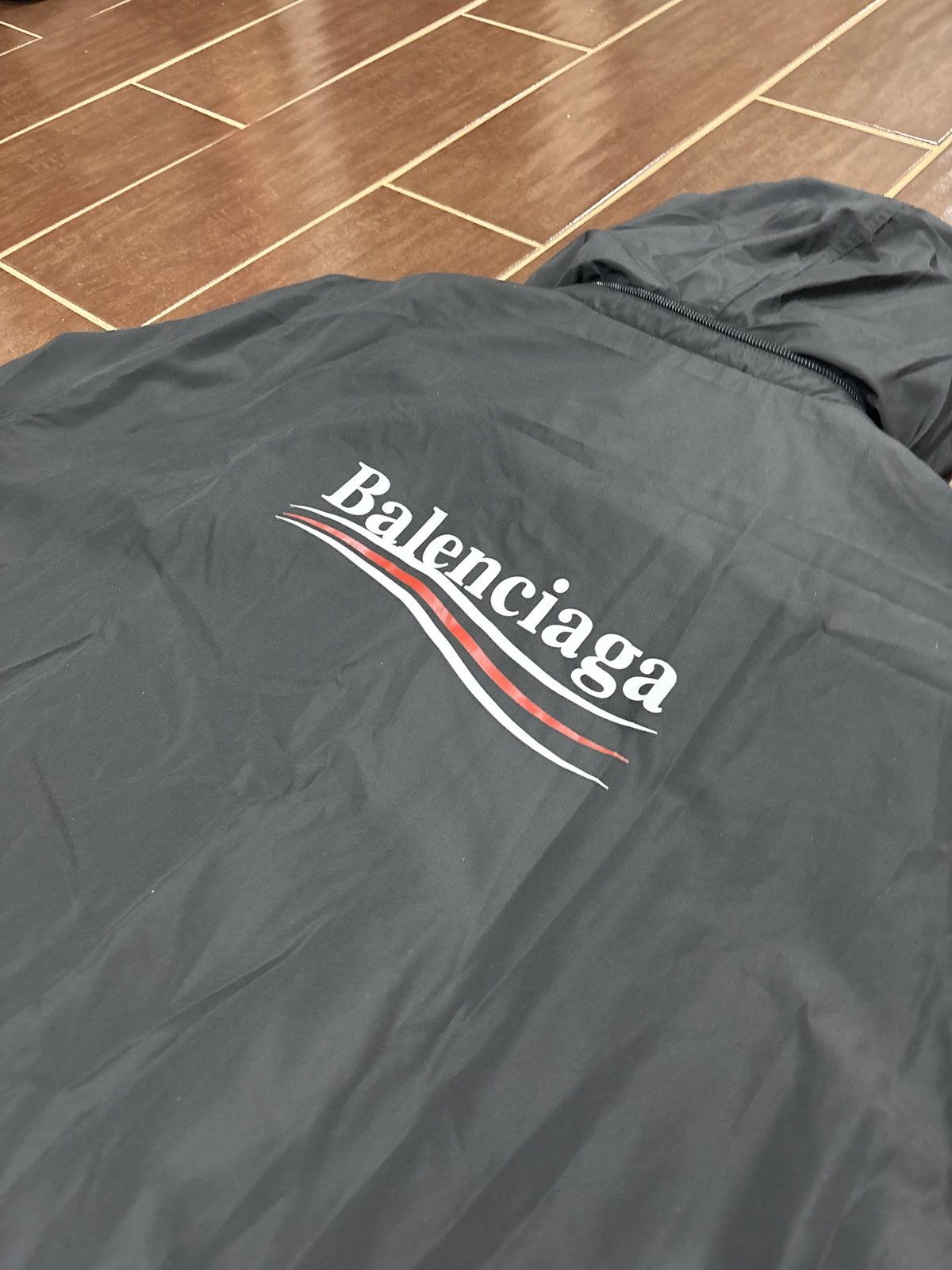 Balenciaga NEW Balenciaga Political Campaign Jacket Anorak SZ 44/XL Size US XL / EU 56 / 4 - 4 Thumbnail