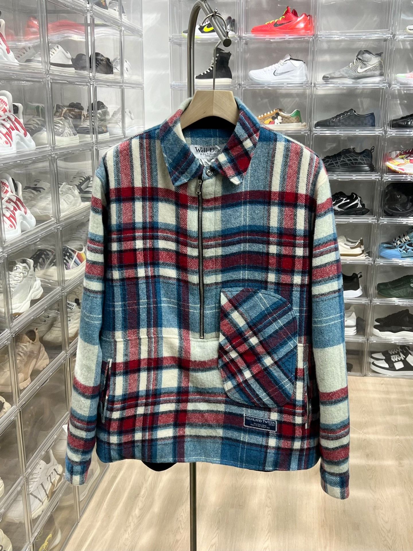 WE11DONE We11done Plaid Jacket L Women Size L / US 10 / IT 46 - 1 Thumbnail