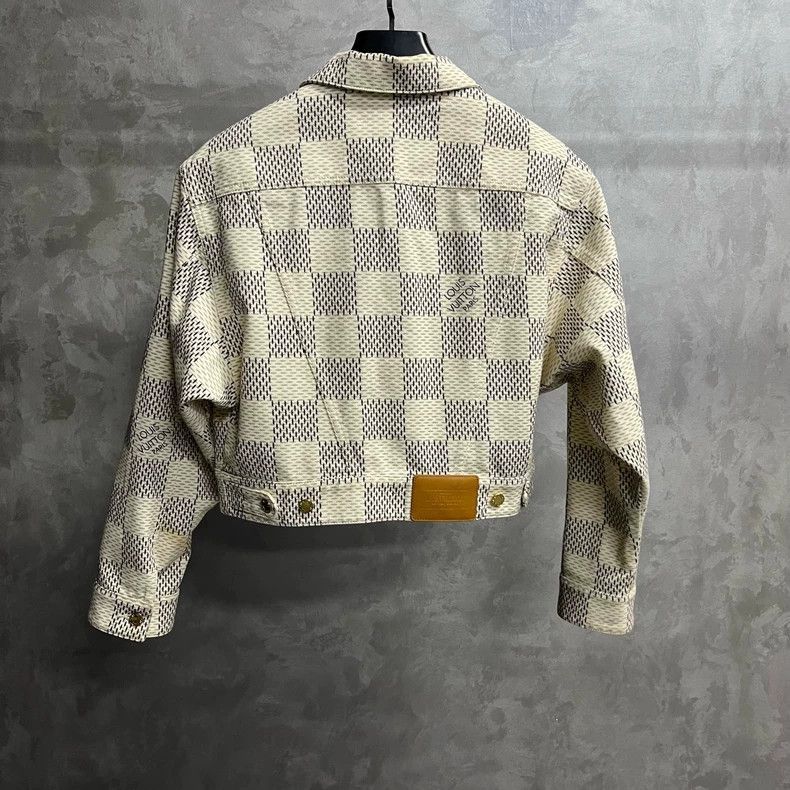Louis Vuitton Louis Vuitton Louis Vuitton Pink Checkered Denim Jacket-25 Size US M / EU 48-50 / 2 - 6 Thumbnail