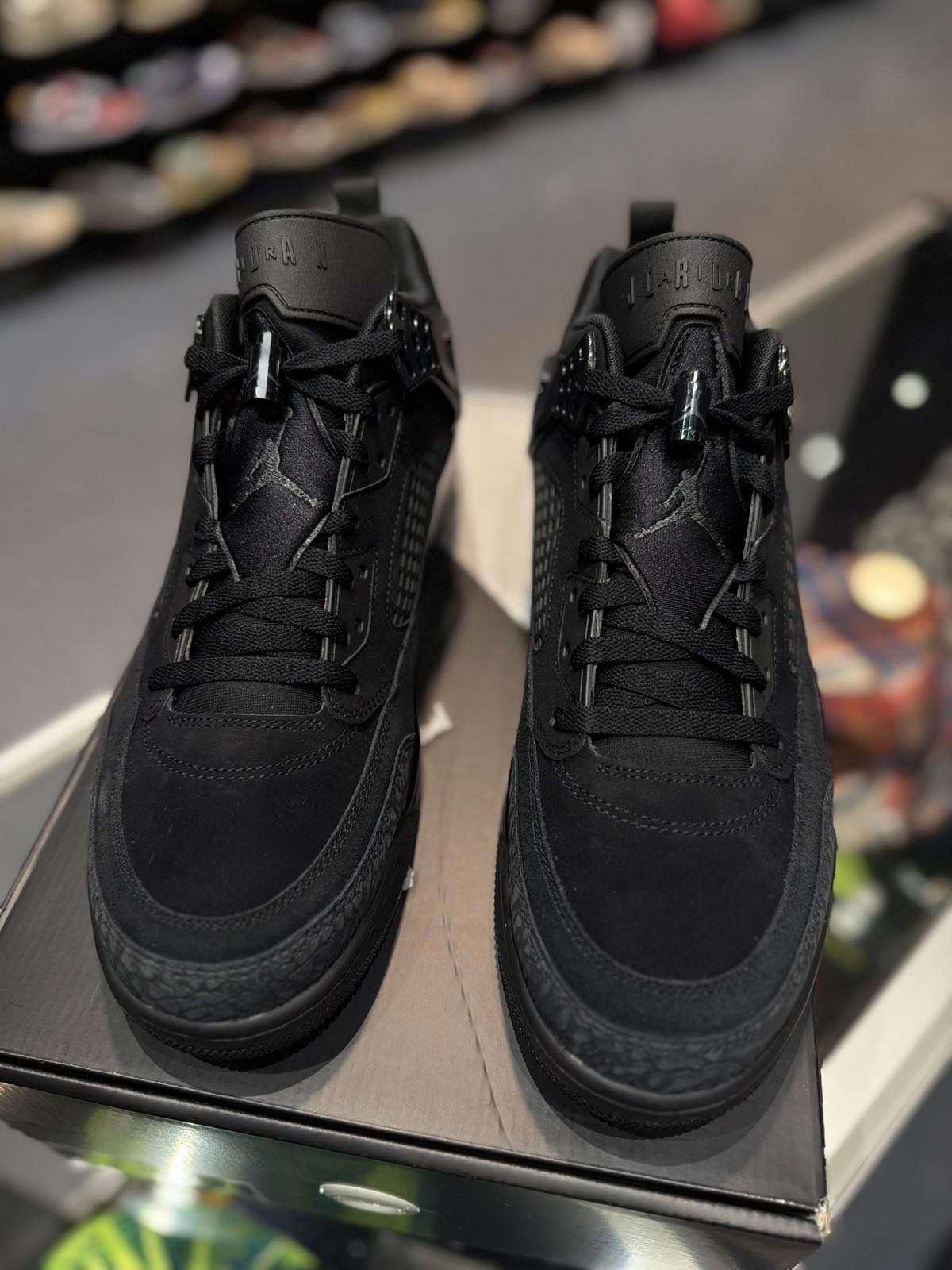 Jordan Brand Air Jordan Spizike Low Black Cat Sneakers, Size 13 BNIB Size US 13 / EU 46 - 6 Thumbnail