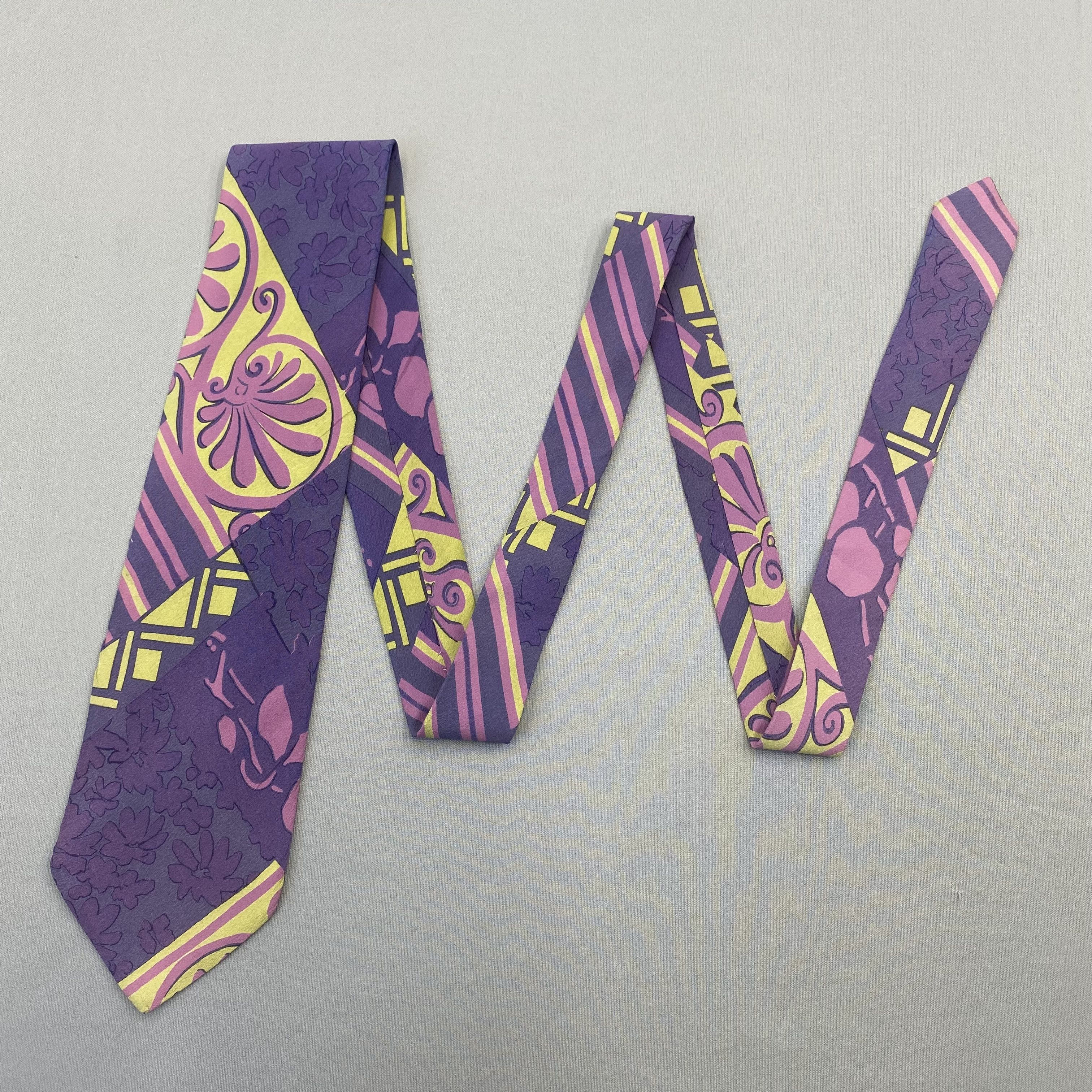 Other Vintage Ottonove SILK Necktie Cravate Pure Silk Neck Tie Size ONE SIZE - 5 Thumbnail