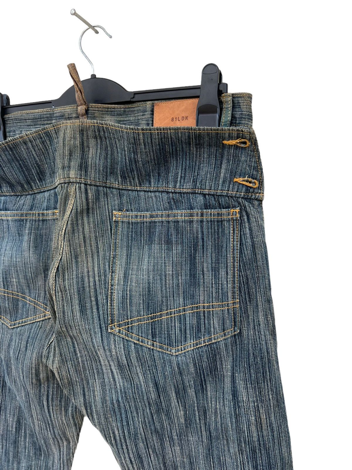 Vintage Vintage 81LDK Streetwear Japan Dirty Mud Denim Jeans Size US 34 / EU 50 - 17 Thumbnail