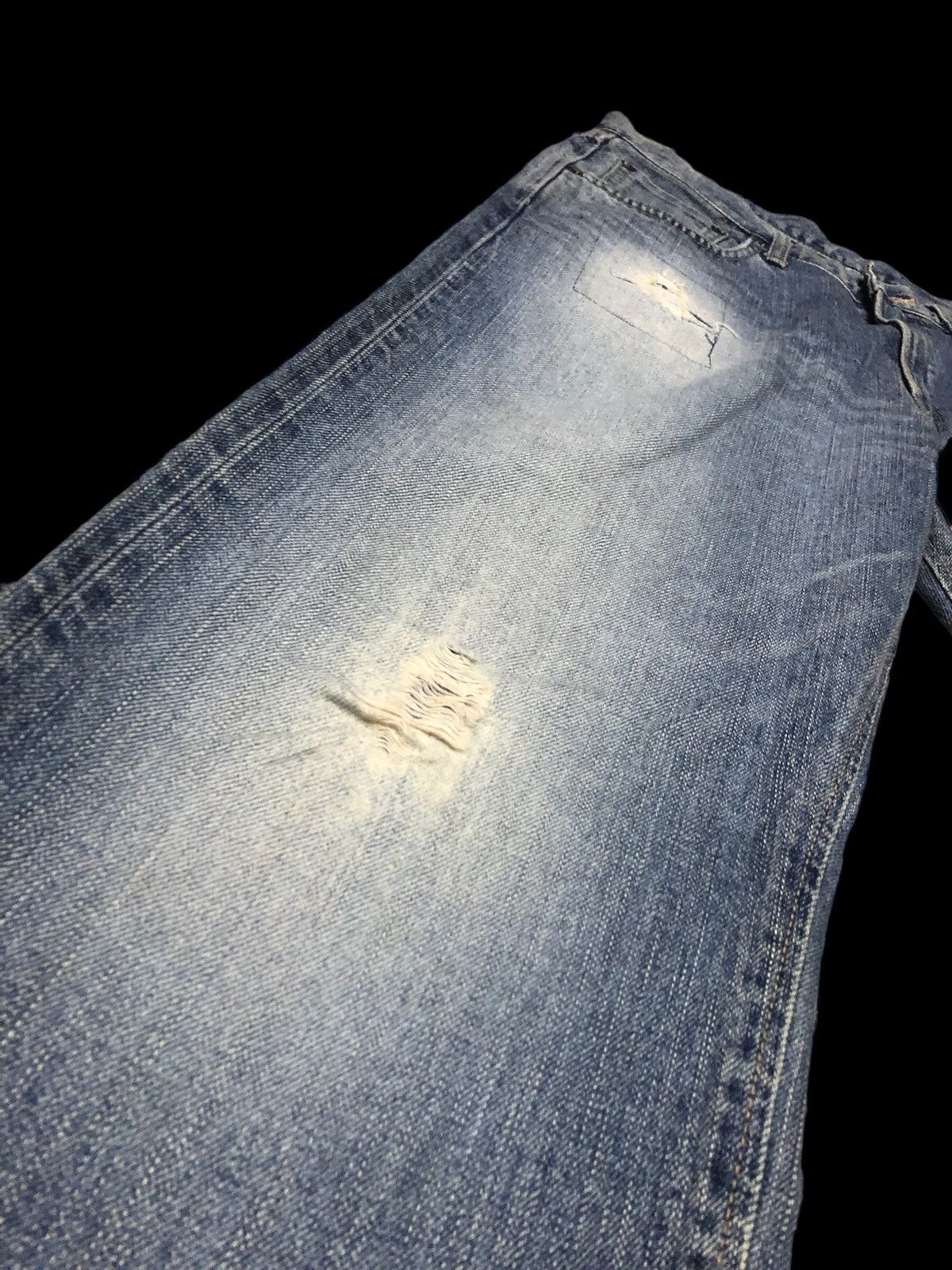 Edwin × Vintage EDWIN VINTAGE SELVEDGE DISTRESSED DENIM Size US 32 / EU 48 - 5 Thumbnail