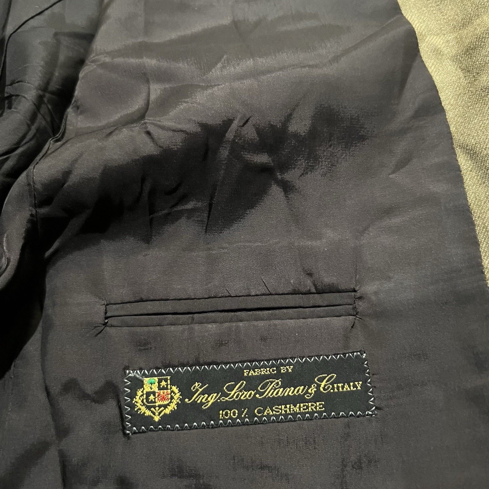 Vintage John W Nordstrom x Loro Piana Pure Cashmere Blazer Jacket Size 44L - 4 Thumbnail