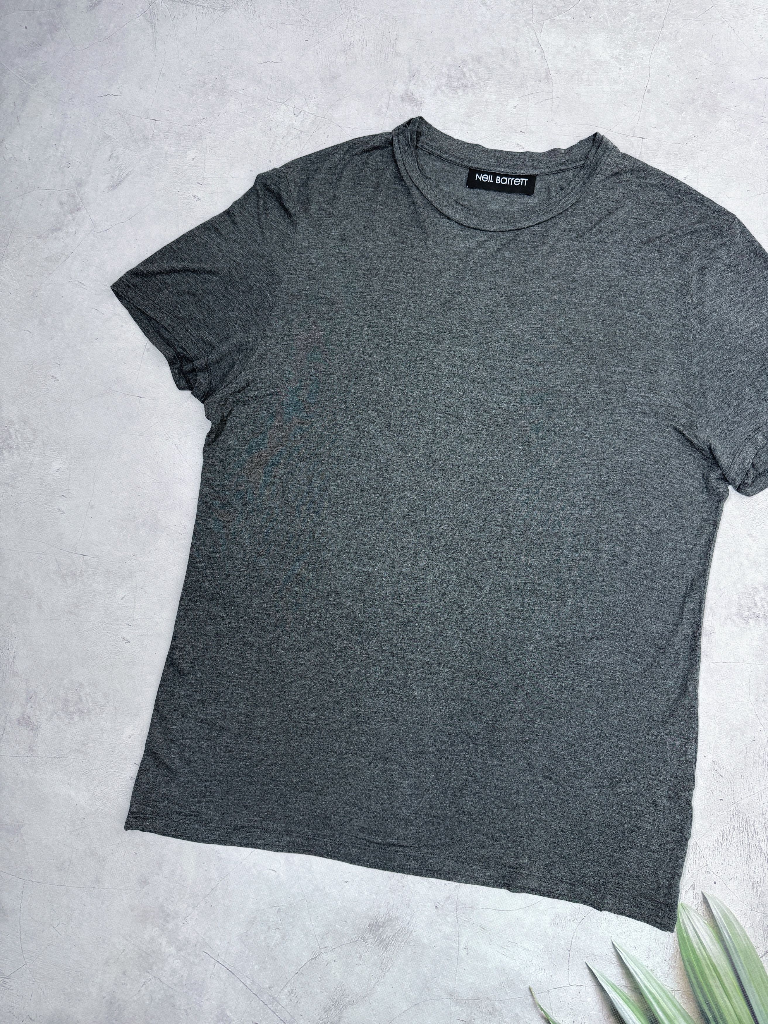 Neil Barrett Neil Barrett T-Shirt Viscose Gray Color Size US L / EU 52-54 / 3 - 2 Thumbnail