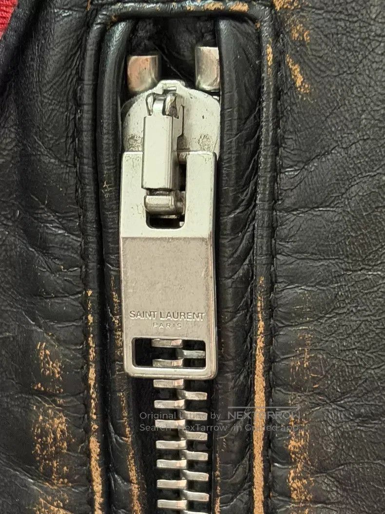 Saint Laurent Paris Saint Laurent Paris Medal Knight Leather Jacket i Size US M / EU 48-50 / 2 - 3 Thumbnail
