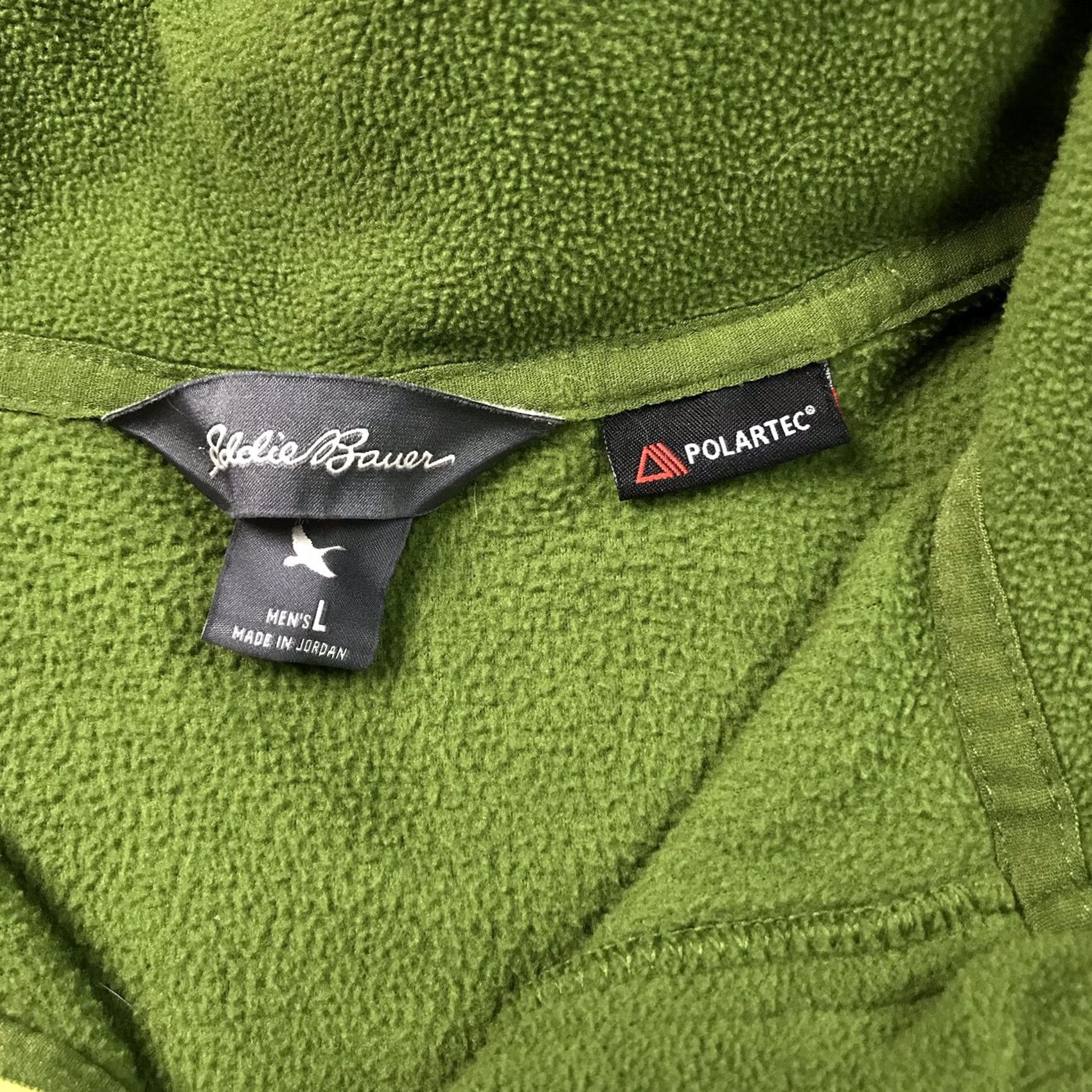 Eddie Bauer Eddie Bauer Sweatshirt 1/4 Zip Long Sleeve Pullover Mens Large Green Polartec Size US L / EU 52-54 / 3 - 2 Thumbnail