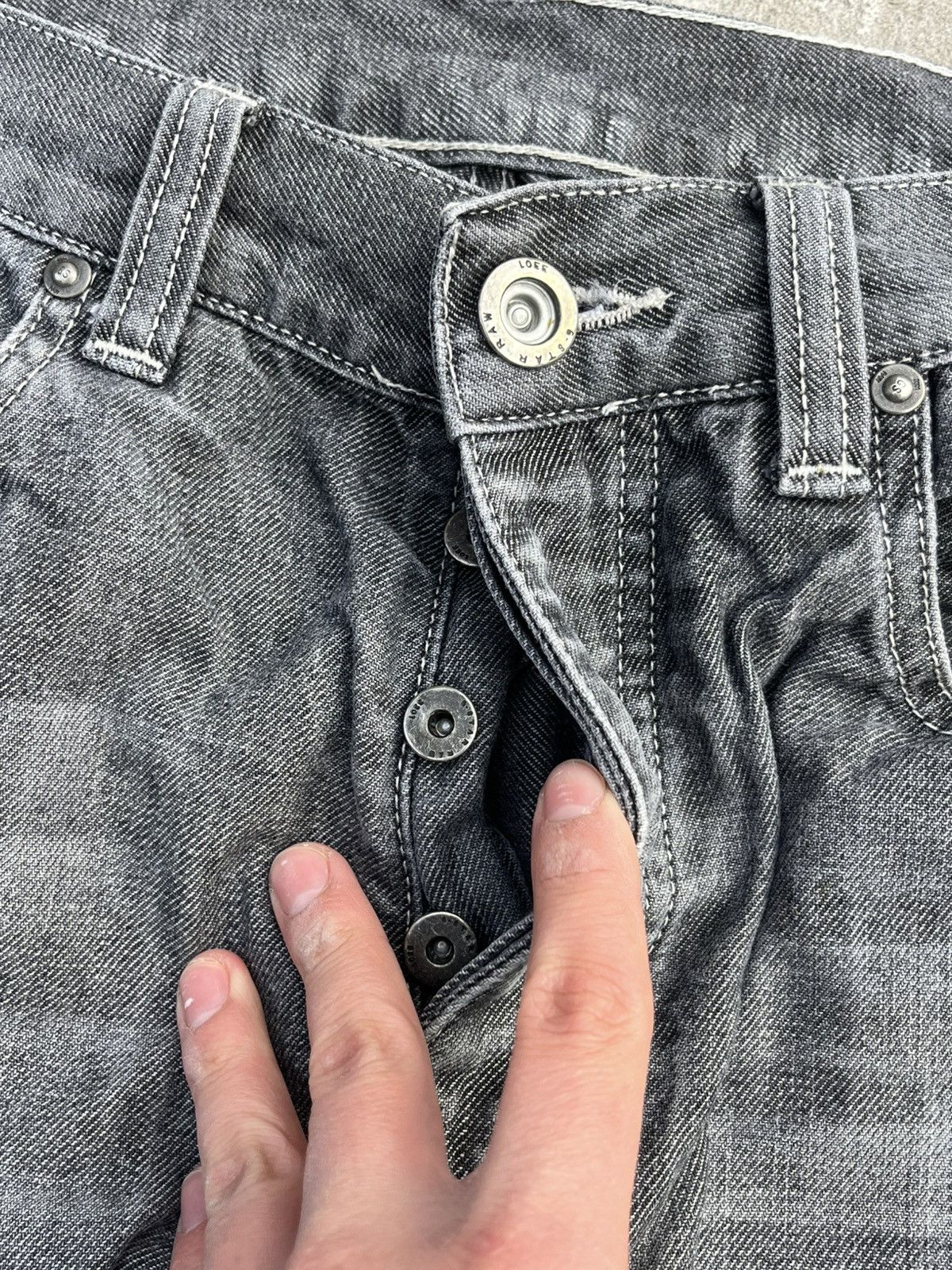 G-Star × Japanese Brand × Le Grande Bleu (L.G.B.) Vintage Big Logo G-Star Faded Jeans Rick Owens Style Denim Size US 32 / EU 48 - 15 Thumbnail