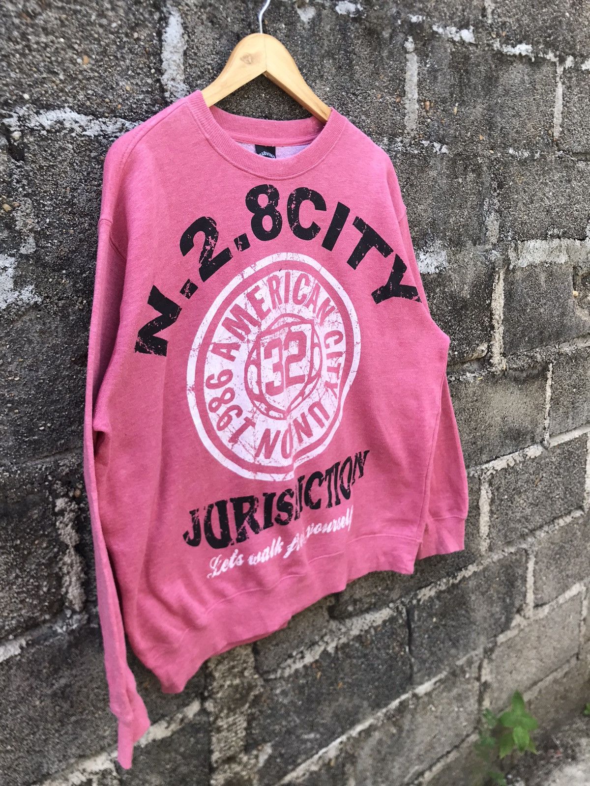 Union LA Vintage N.2.8 City Jurisdiction University Sweatshirt Size US L / EU 52-54 / 3 - 2 Thumbnail