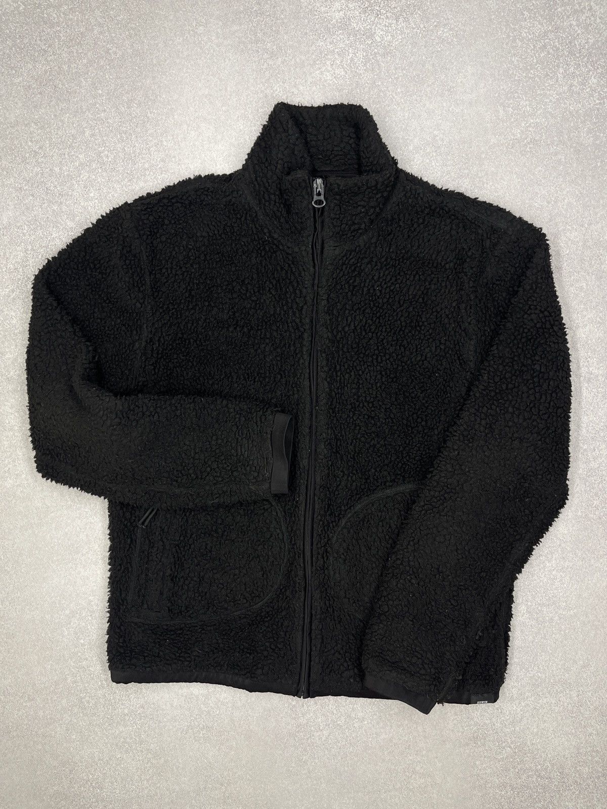 Edwin × Japanese Brand × Vintage Vintage Edwin Insulate Fleece Jacket Black Big Logo Japanese Size US M / EU 48-50 / 2 - 6 Thumbnail