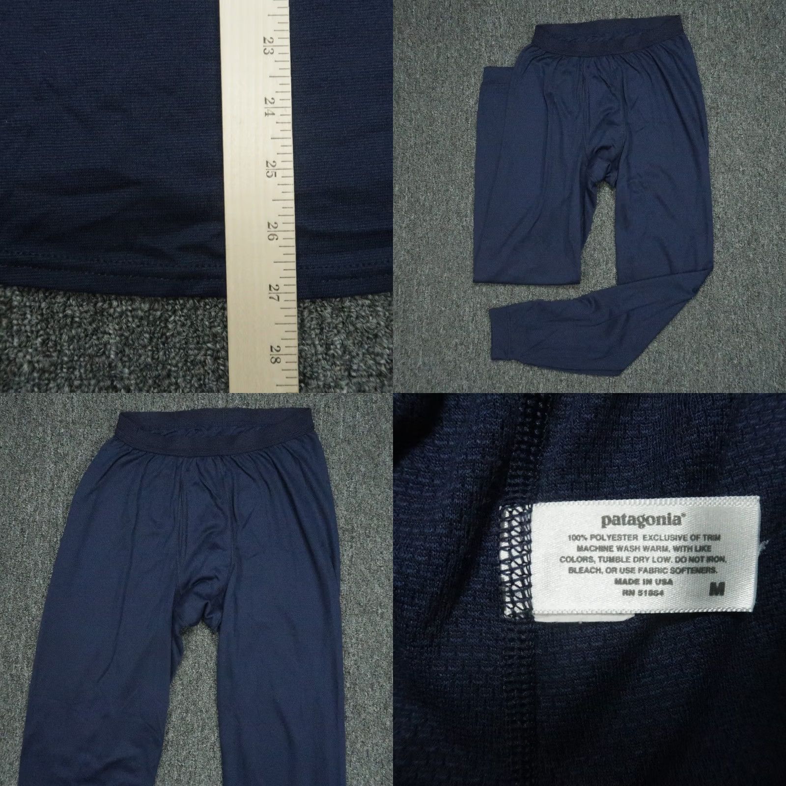 Patagonia VINTAGE Patagonia Set Mens Medium Capilene Thermal Long Sleeve Pullover Pants Size US M / EU 48-50 / 2 - 8 Thumbnail