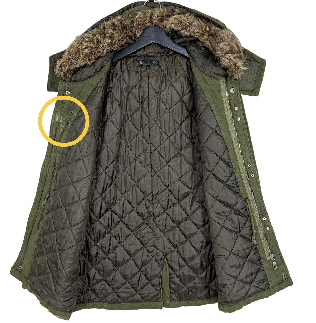 In The Attic × Japanese Brand In The Attic Rockers Garment Winter Parka Jacket Size L / US 10 / IT 46 - 5 Thumbnail